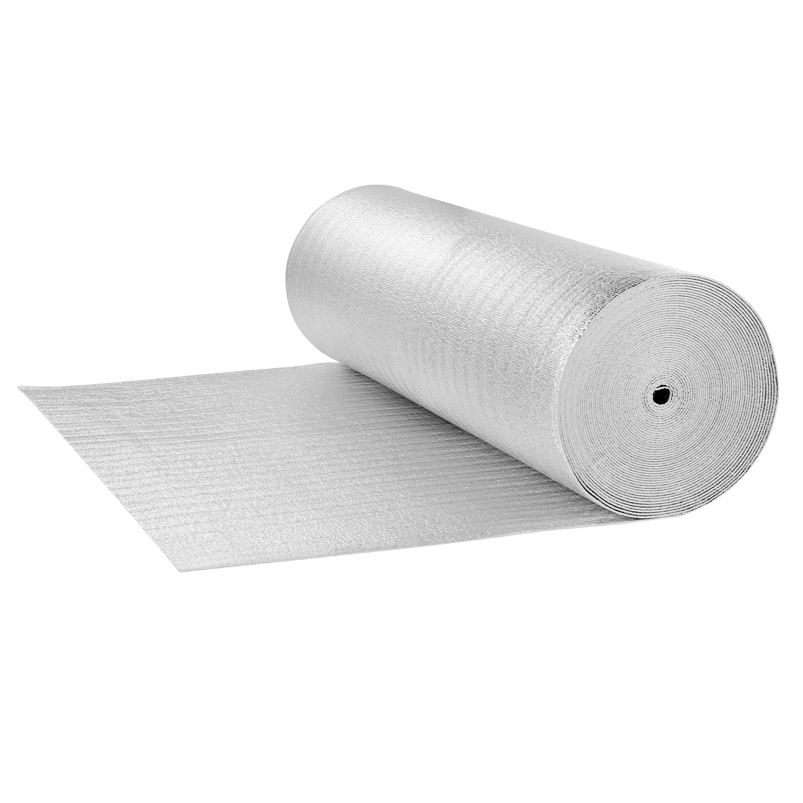 VEVOR Double Reflective Insulation Roll Foam Core Radiant Barrier 48in x 100 ft