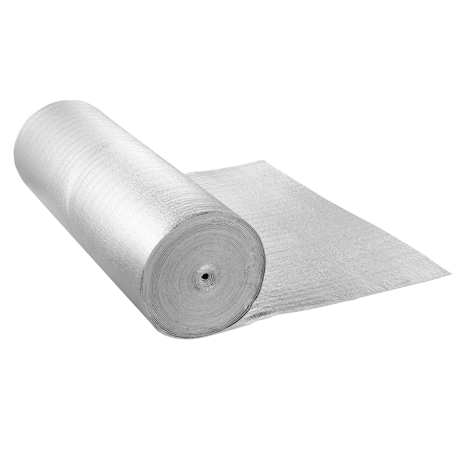 VEVOR Double Reflective Insulation Roll Foam Core Radiant Barrier 48in x 100 ft