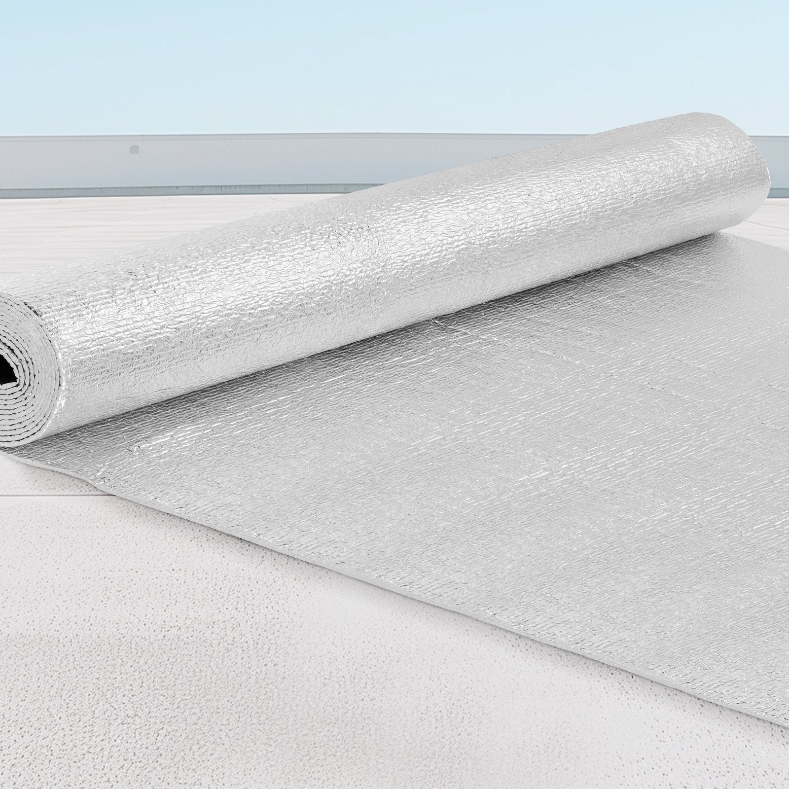 VEVOR Double Reflective Insulation Roll Foam Core Radiant Barrier 48 in x 10 ft