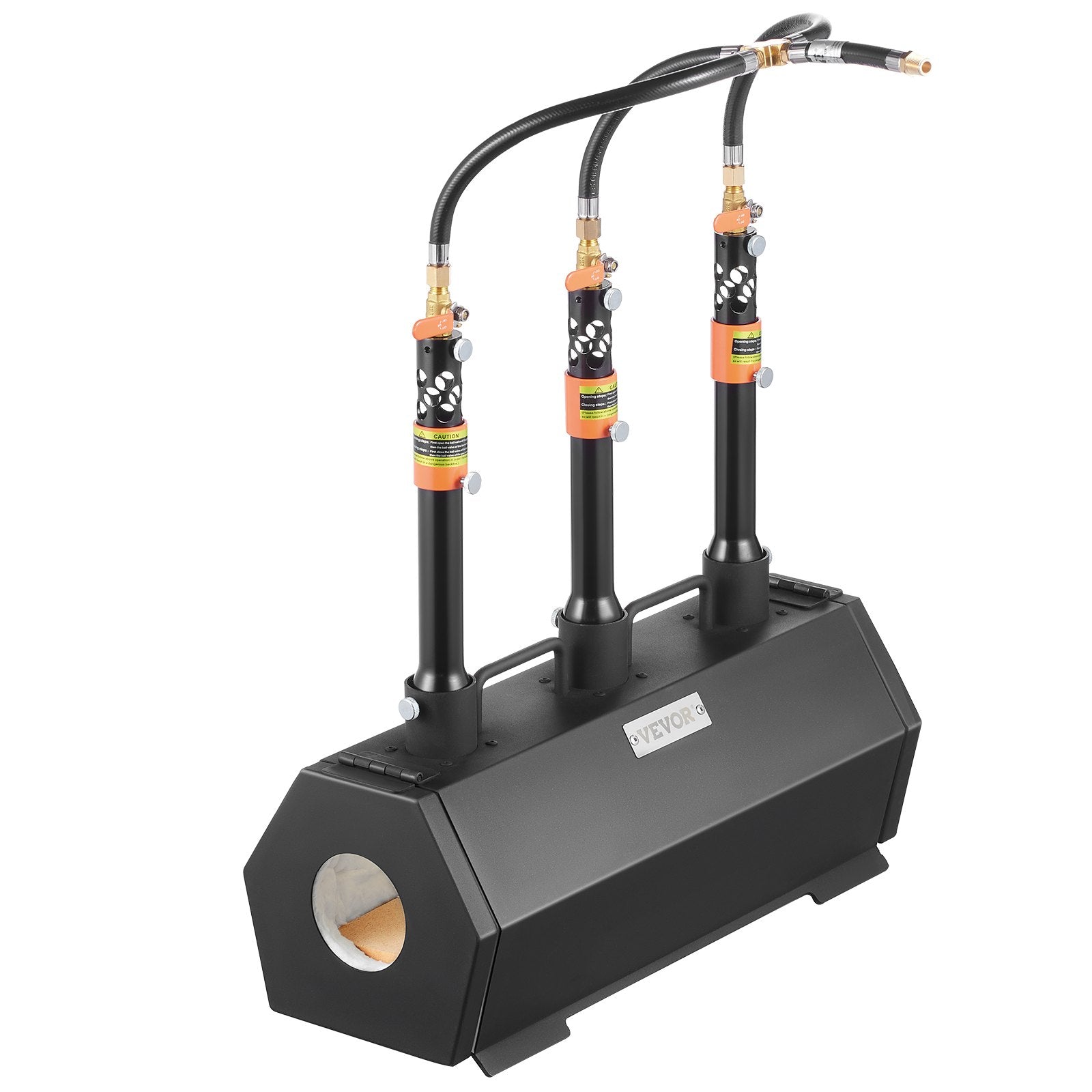 VEVOR Portable Propane Forge 3 Burner Farrier Forge 2600? Tool Knife Metal Forge