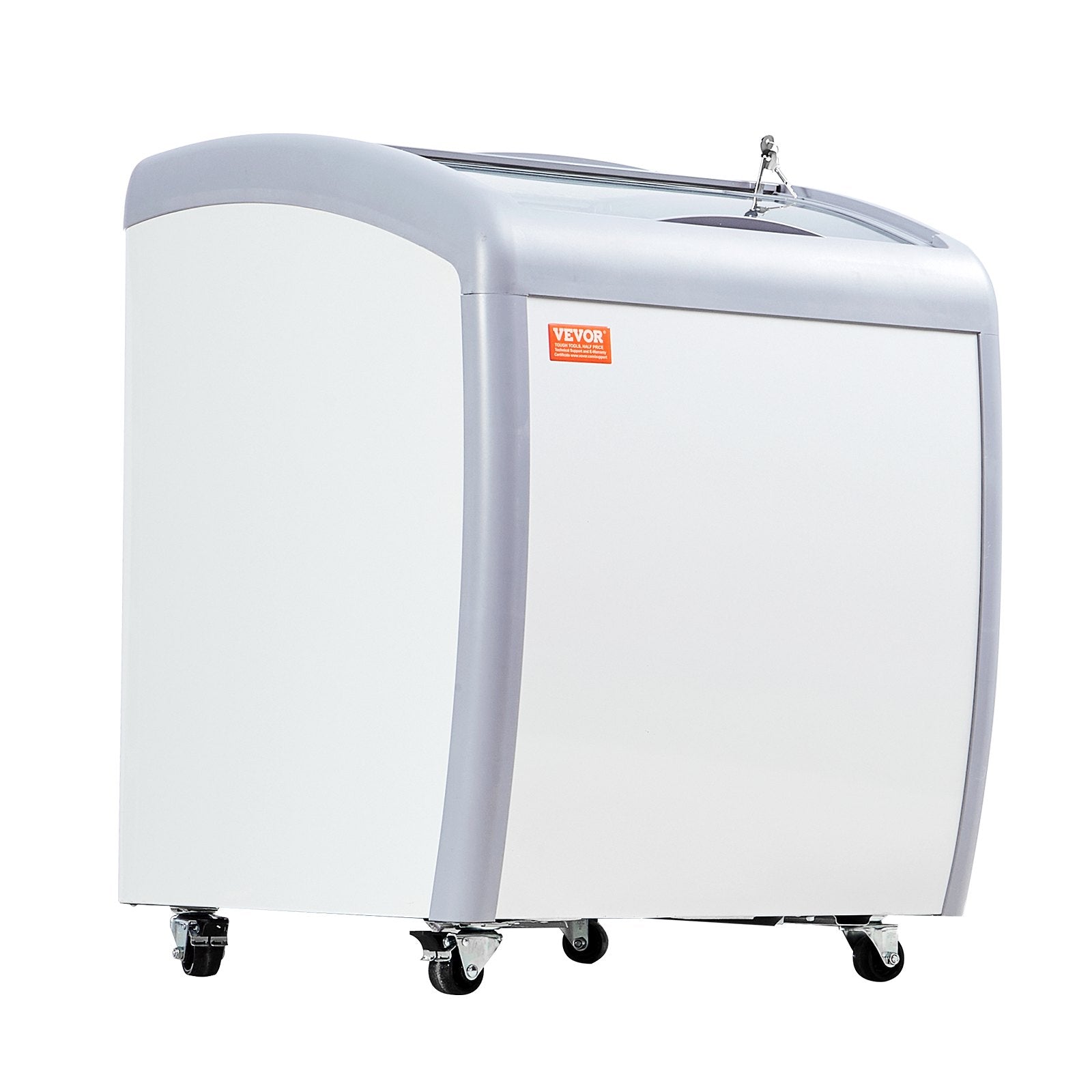 VEVOR 5.4 Cu.ft Commercial Ice Cream Display Case Gelato Dipping Freezer Cabinet