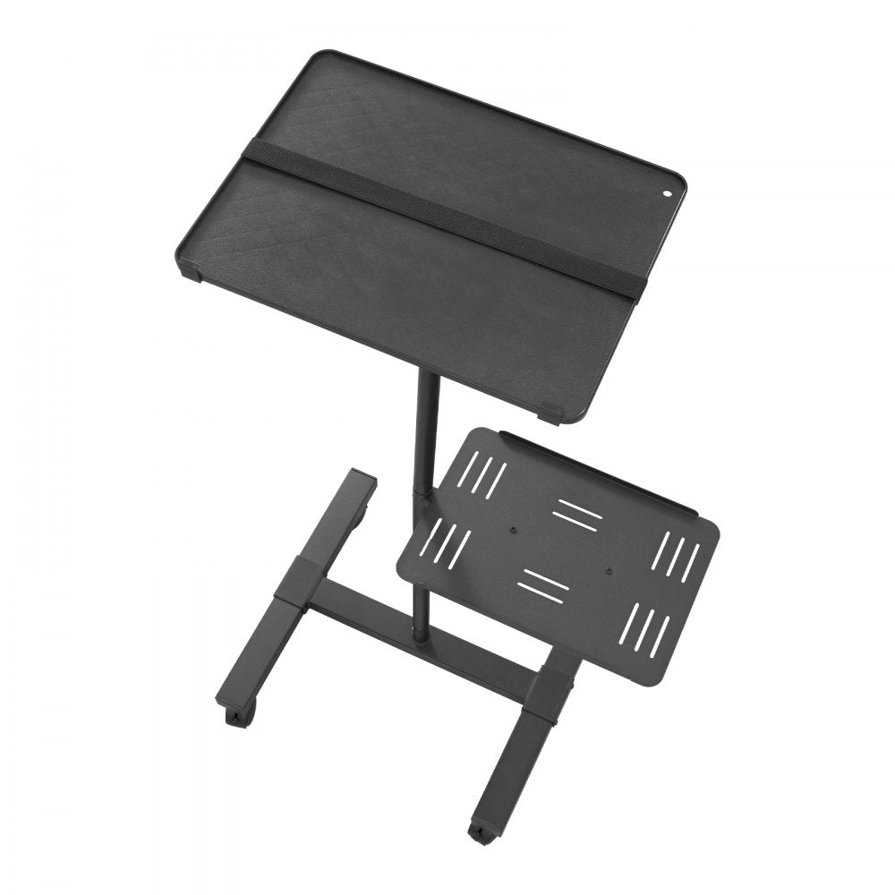 VEVOR Projector Stand with Wheels Projector Floor Stand Height from 22.8-57.3"