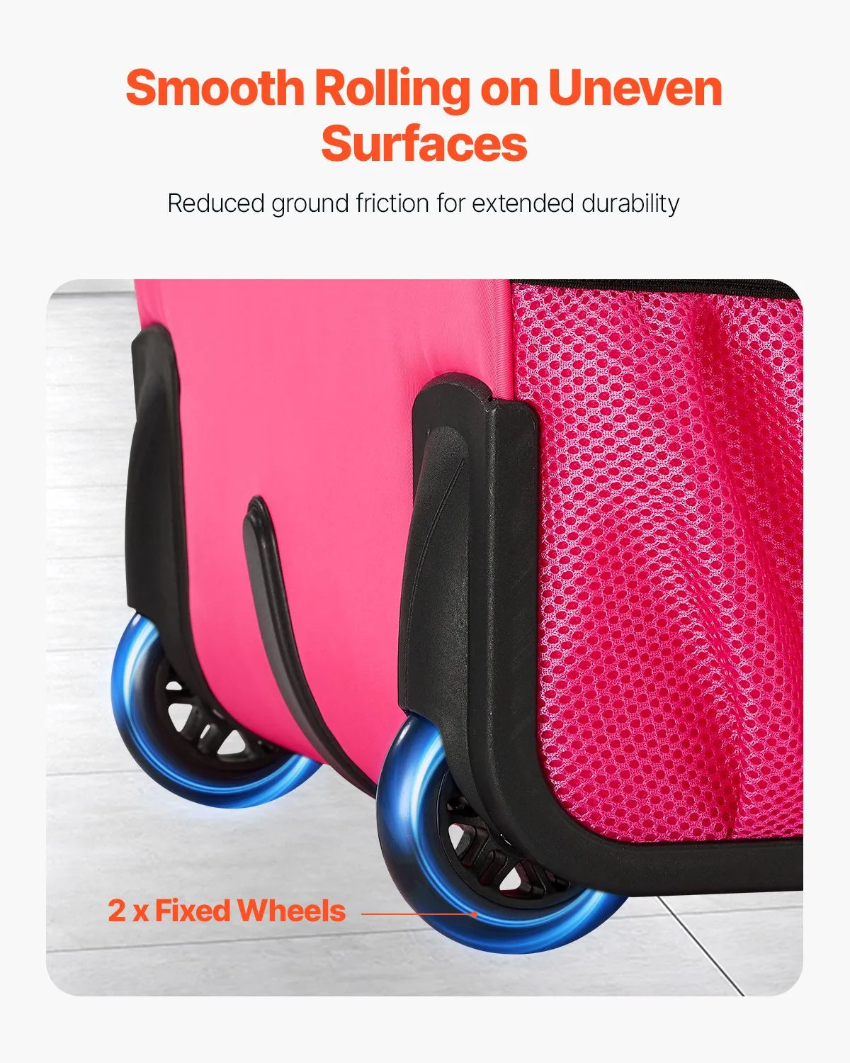 VEVOR Rolling Laptop Bag 17.3 Inch Wheeled Computer Bag for Travel Women Men