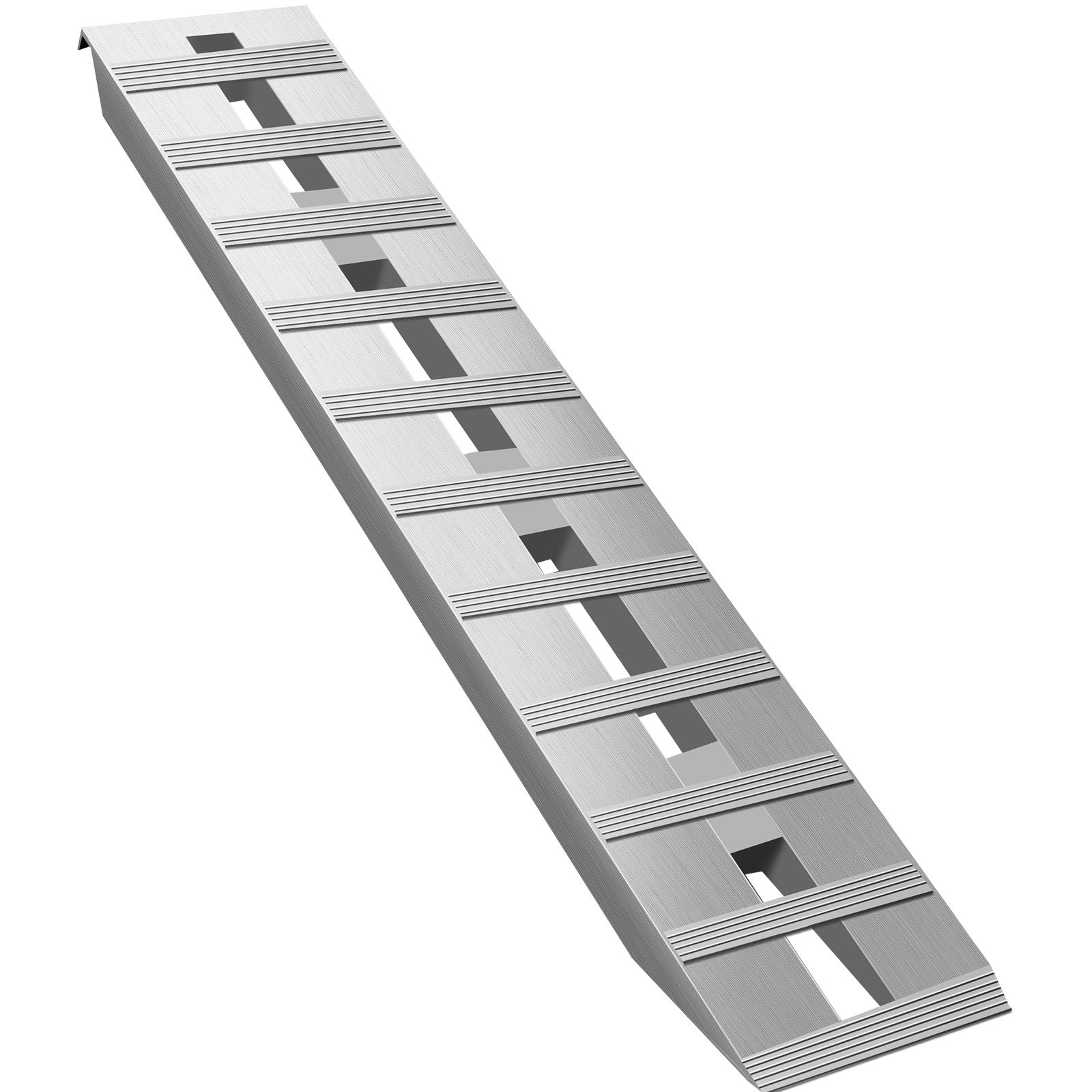 VEVOR 60'' X 12''X 2.5'' Aluminum Trailer Ramps 6000LBS Total Beavertail Hook End 1 Pair 2 Ramps