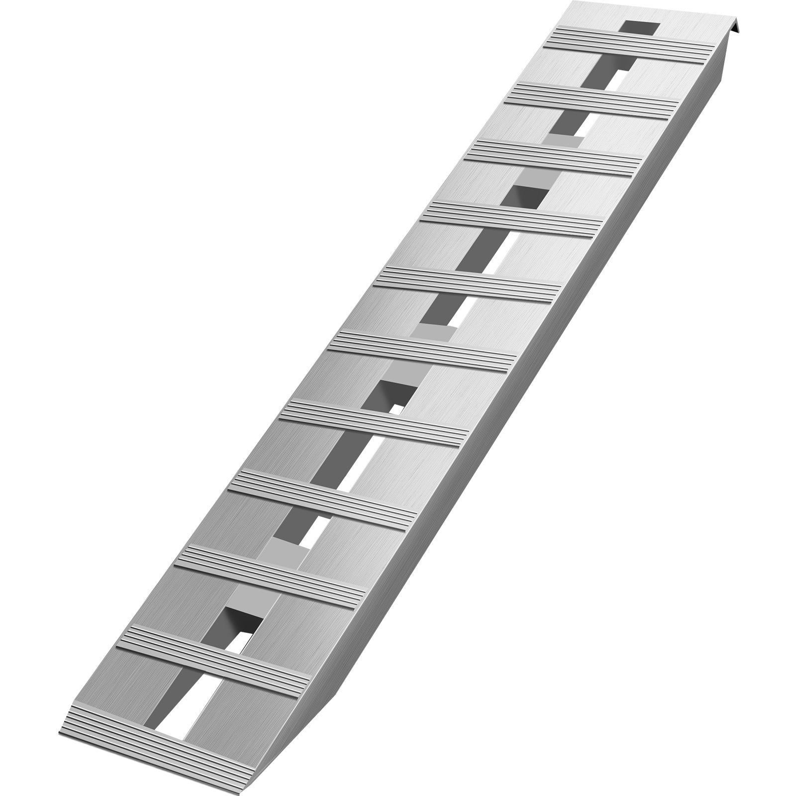 VEVOR 60'' X 12''X 2.5'' Aluminum Trailer Ramps 6000LBS Total Beavertail Hook End 1 Pair 2 Ramps
