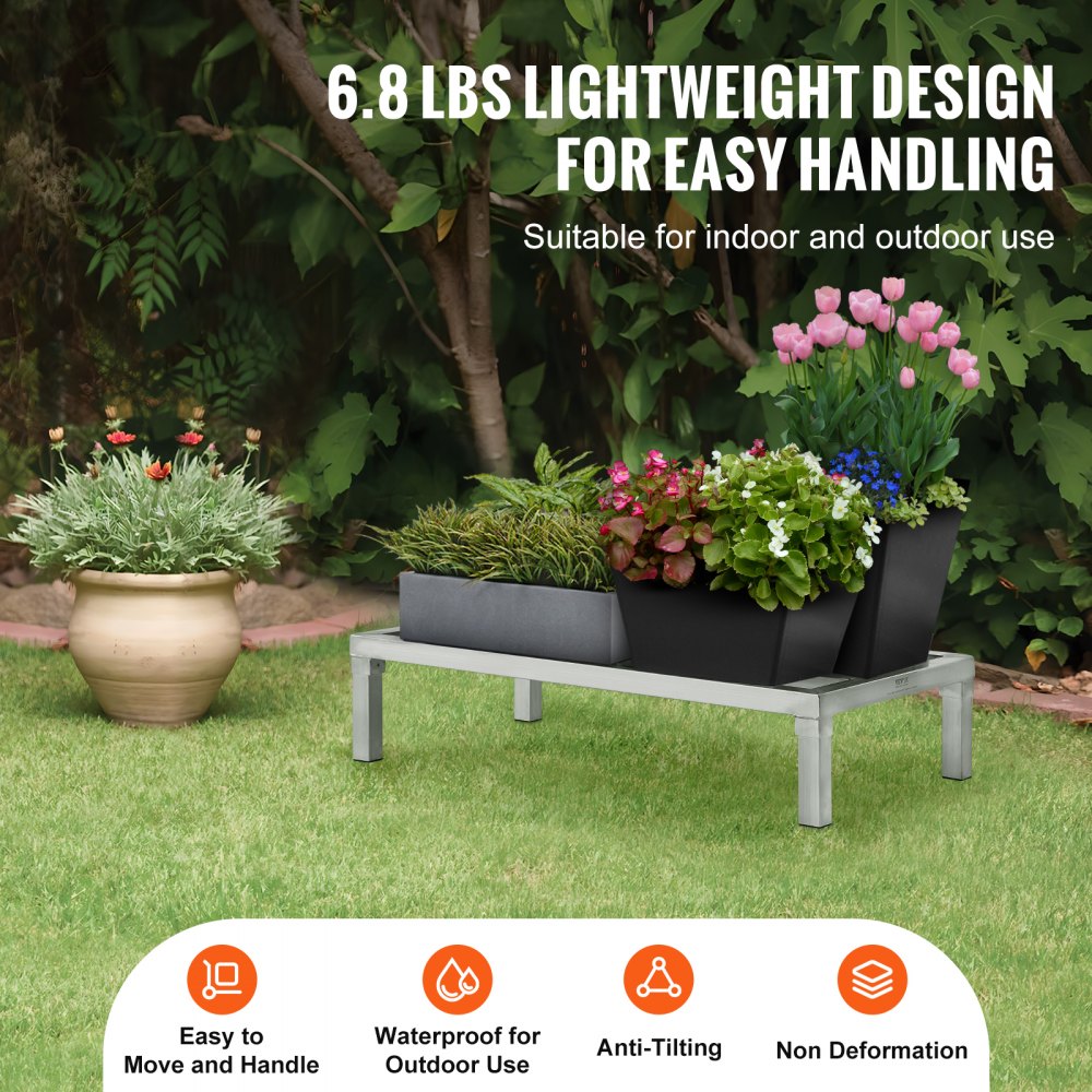 VEVOR Aluminum Dunnage Rack Stationary Dunnage Rack 36” x 20” x 8” Storage Rack