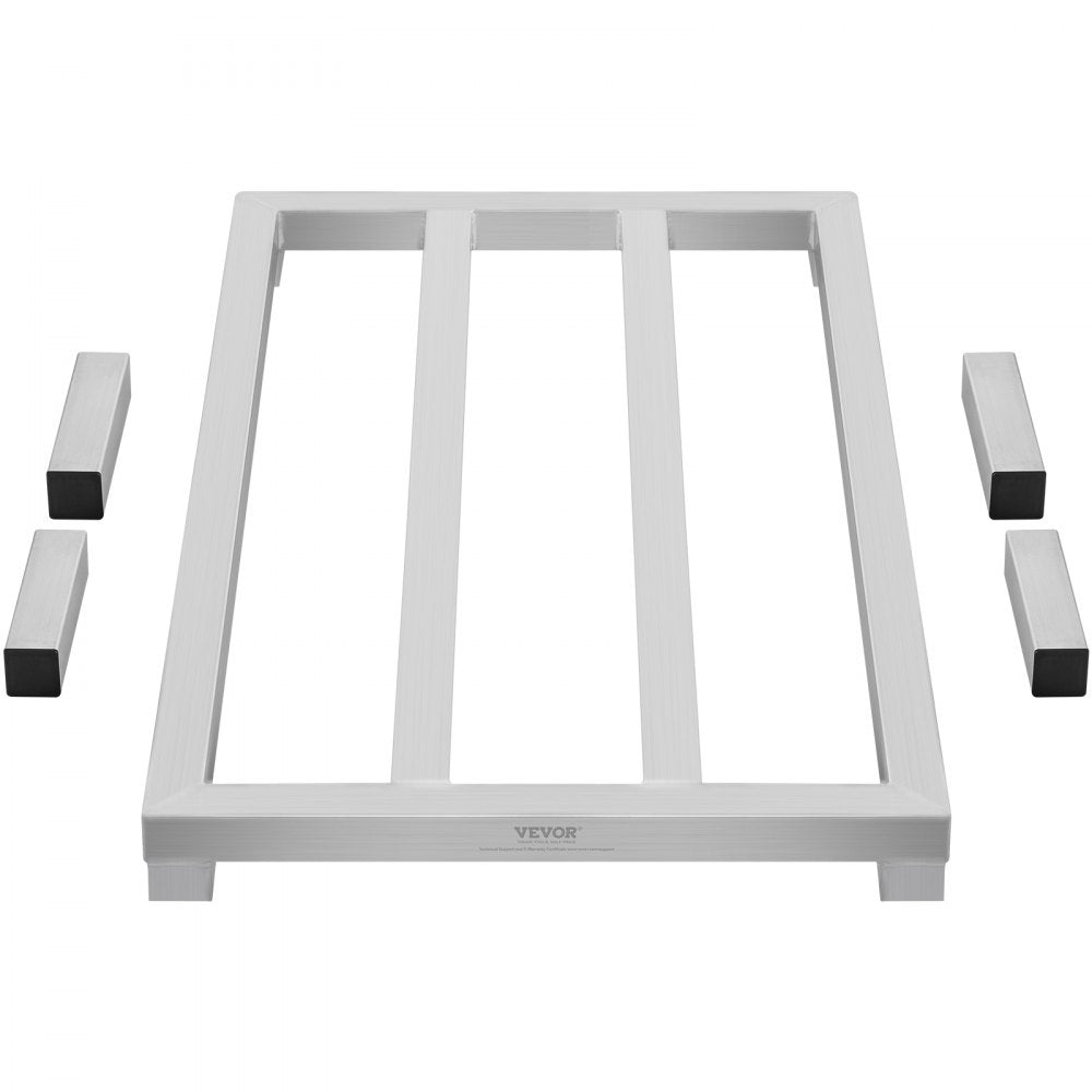 VEVOR Aluminum Dunnage Rack Stationary Dunnage Rack 36” x 20” x 8” Storage Rack