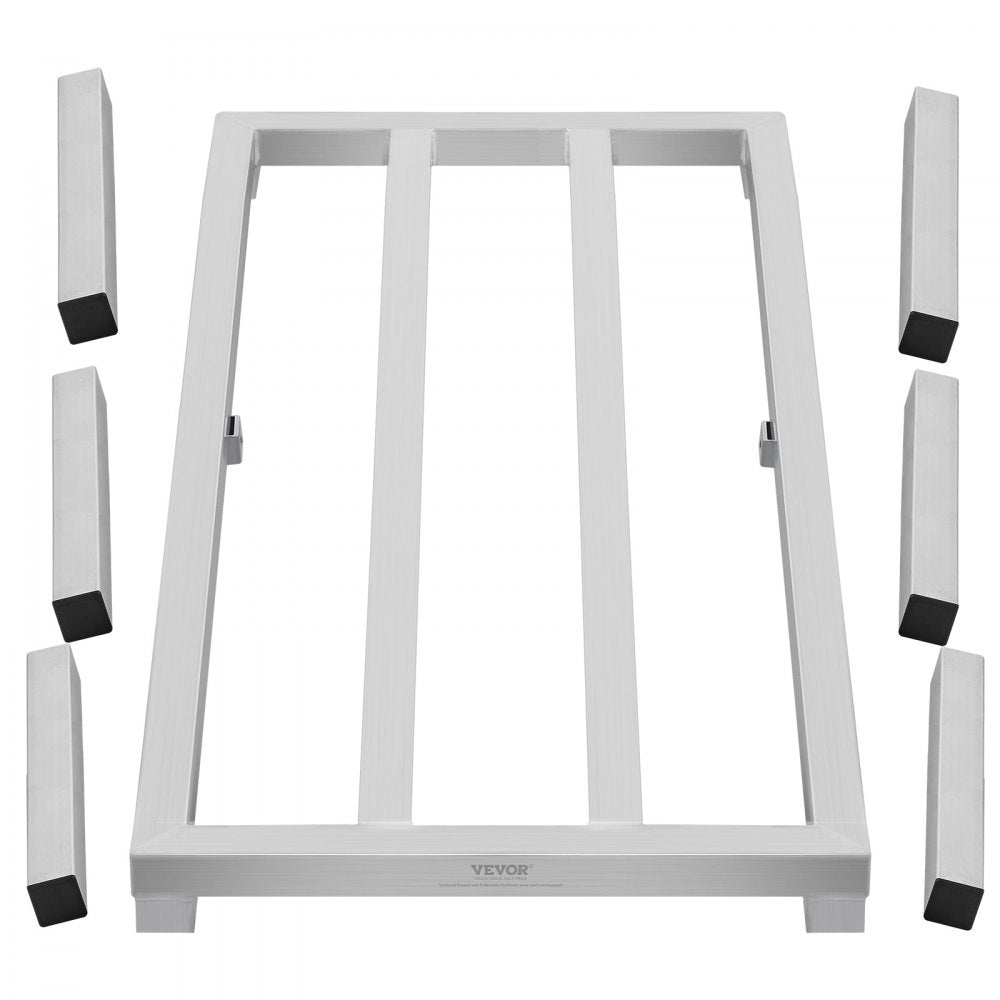 VEVOR Aluminum Dunnage Rack Stationary Dunnage Rack 60” x 20” x 12” Storage Rack