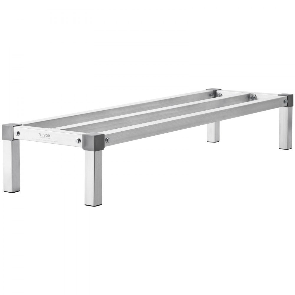 VEVOR Aluminum Dunnage Rack Stationary Dunnage Rack 48” x 14” x 8” Storage Rack