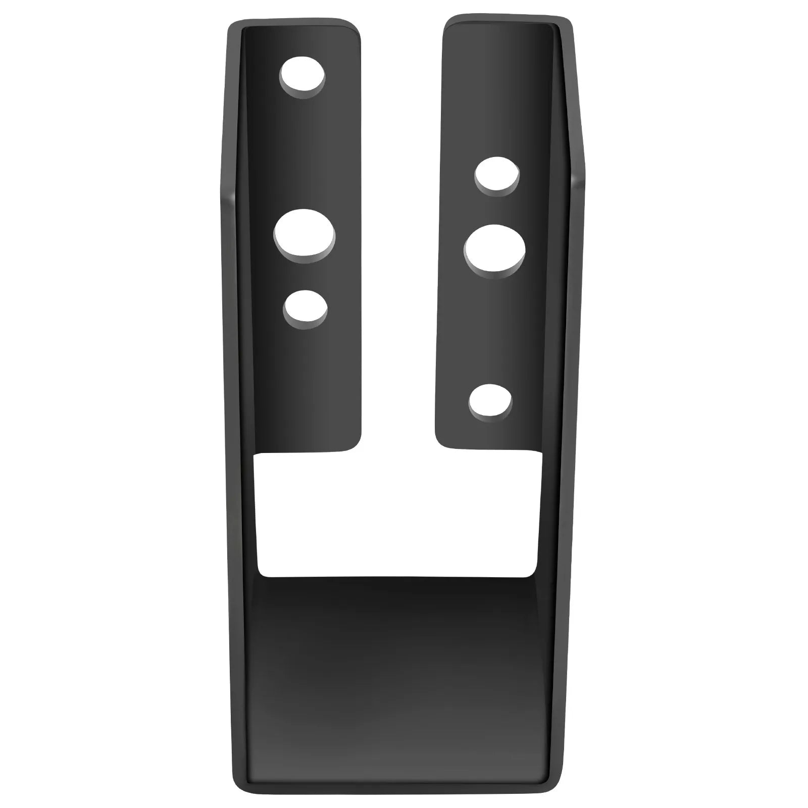 VEVOR Concealed Joist Hanger, 2"x4" Outdoor Accent Concealed-Flange, Pack of 24 Concealed Joist Bracket, Q235 Steel Plate Powder-Coated Concealed Face Mount Joist Hanger for 2"x4" Beam Swing, 3.7