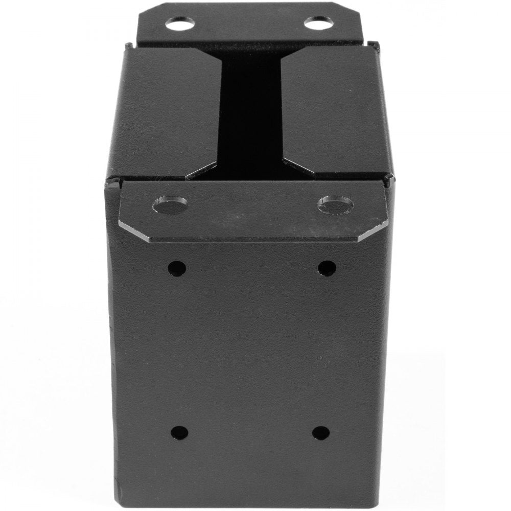 4 x 4 Post Base, Post Anchor 5 PCs Black Powder-Coated Bracket for Deck Supports
