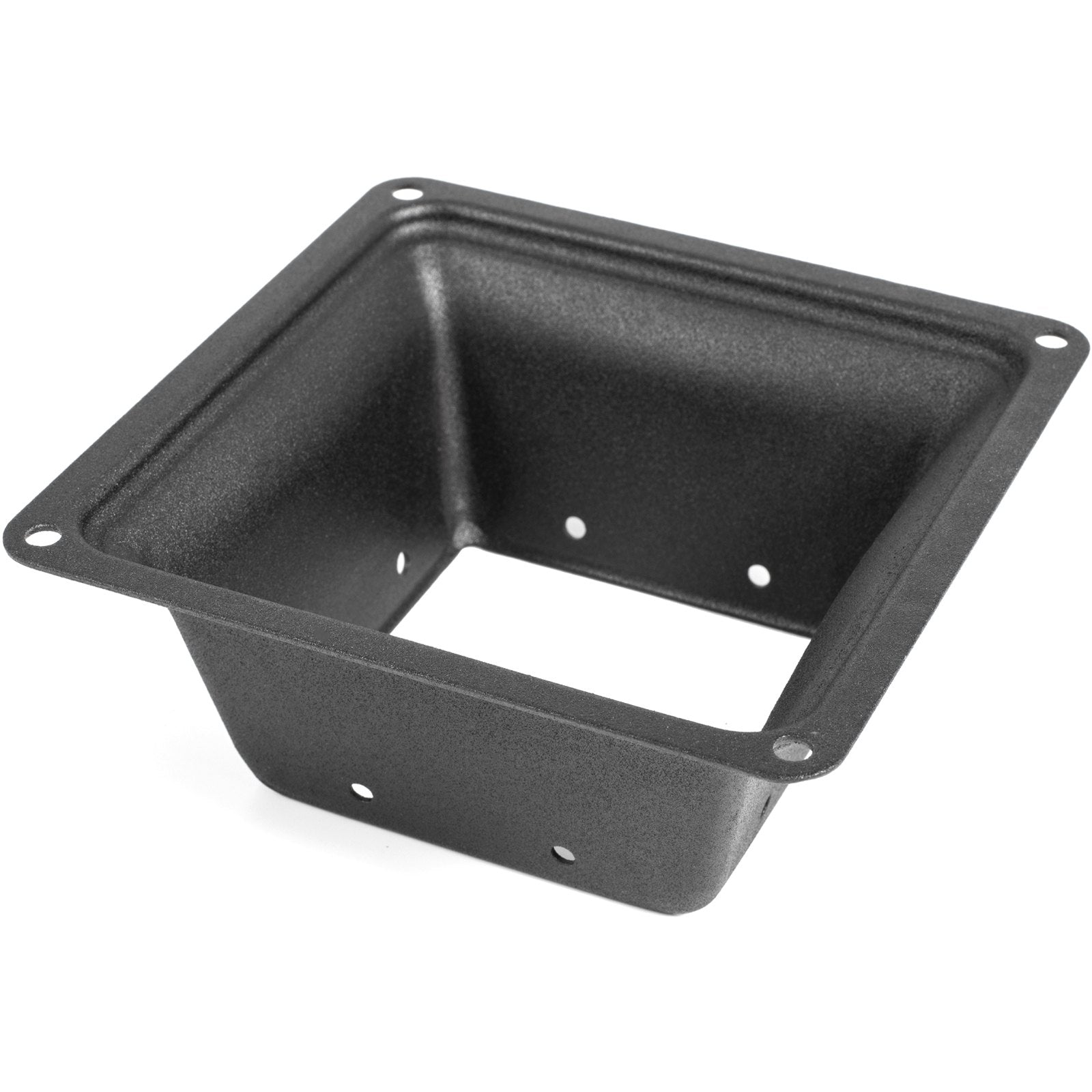 VEVOR Deck Post Base 10 PCS Post Base Skirt 4 x 4 Inch Post Support Flange 2.5 LBS Deck Post Skirt Black Powder-Coated Decking Post Base with Thick Steel for Deck Supports Porch Railing Post Holders