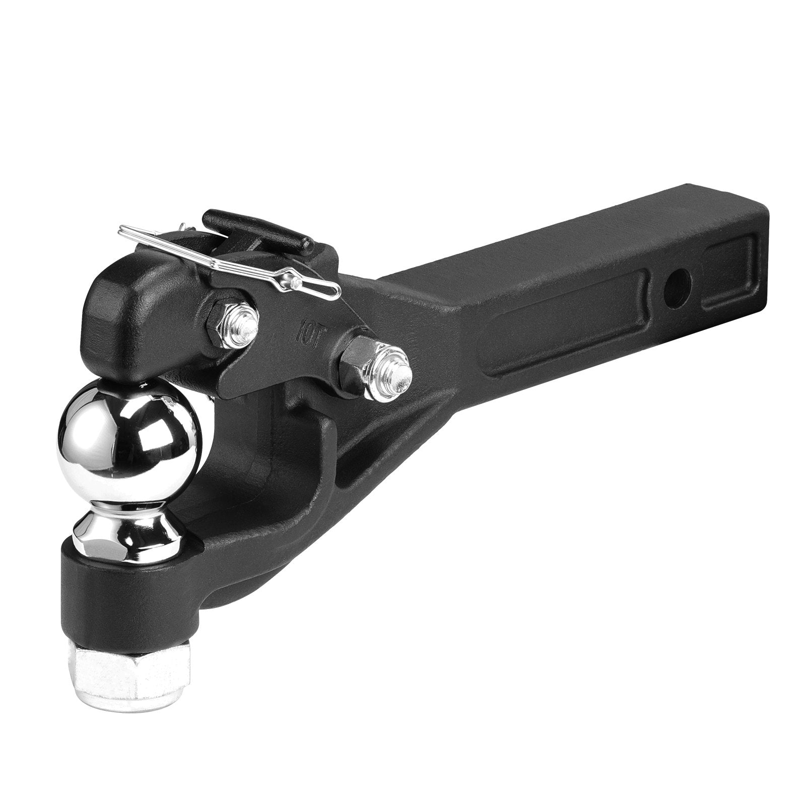 VEVOR Pintle Hitch 2" Receiver Hook for 2.5 to 3-inch Lunette Ring 20000 lbs