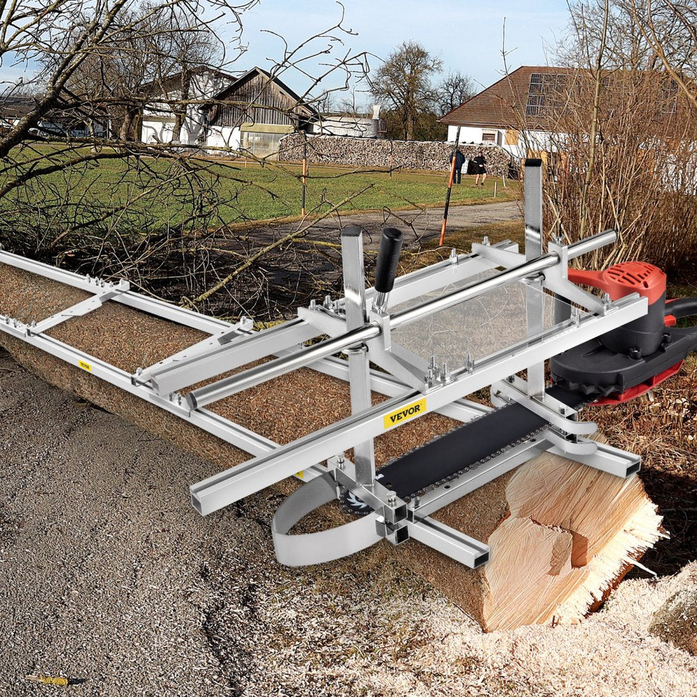 Chainsaw mill 36" Inch Planking Milling Bar 14" to 36" w/ Rail Guide Ladder Sets