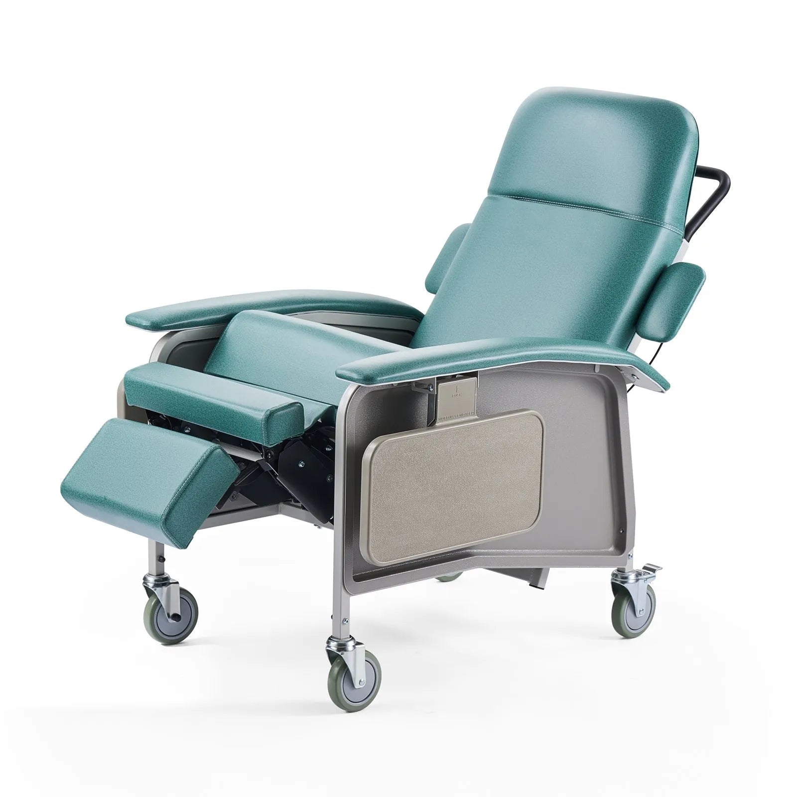 VEVOR Geri Chair Recliner 4-Position Reclining Geri Chair with Trays & 4 Wheels