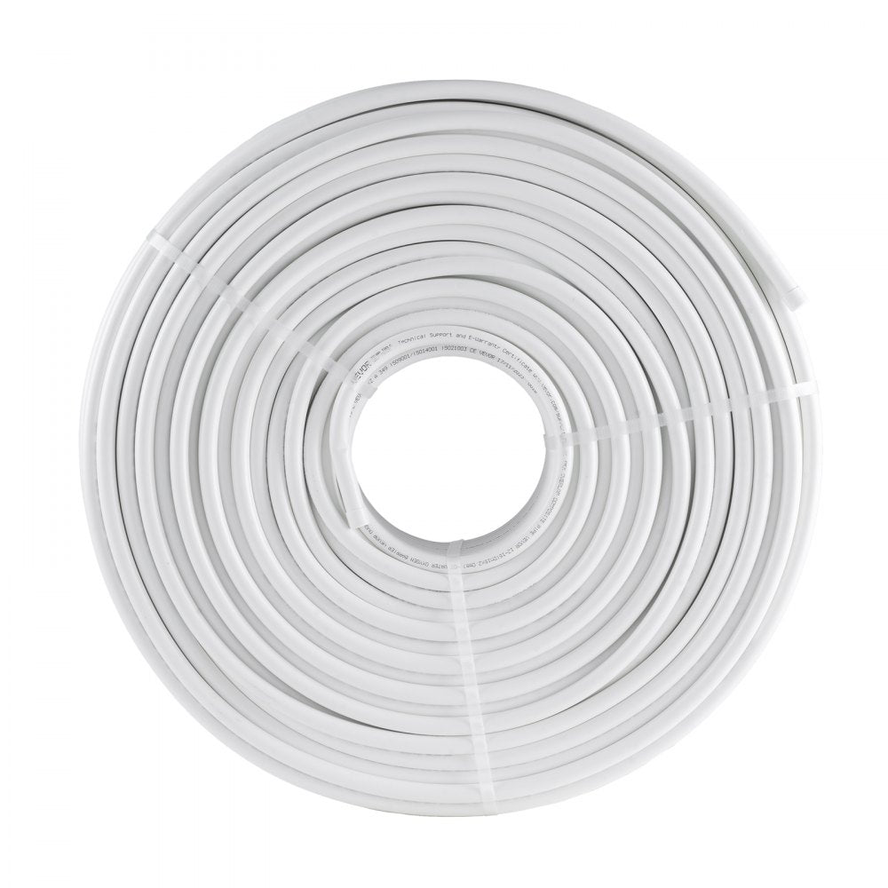 VEVOR PEX-AL-PEX Tube, 656ft, 5/8'' Diameter Aluminum-Plastic Composite Pipe Oxygen Barrier Radiant Floor PEX Pipe, 0.08'' Thickness Radiant Heat Floor Plumbing Inner Aluminum Layer PEX Tubing Pipe