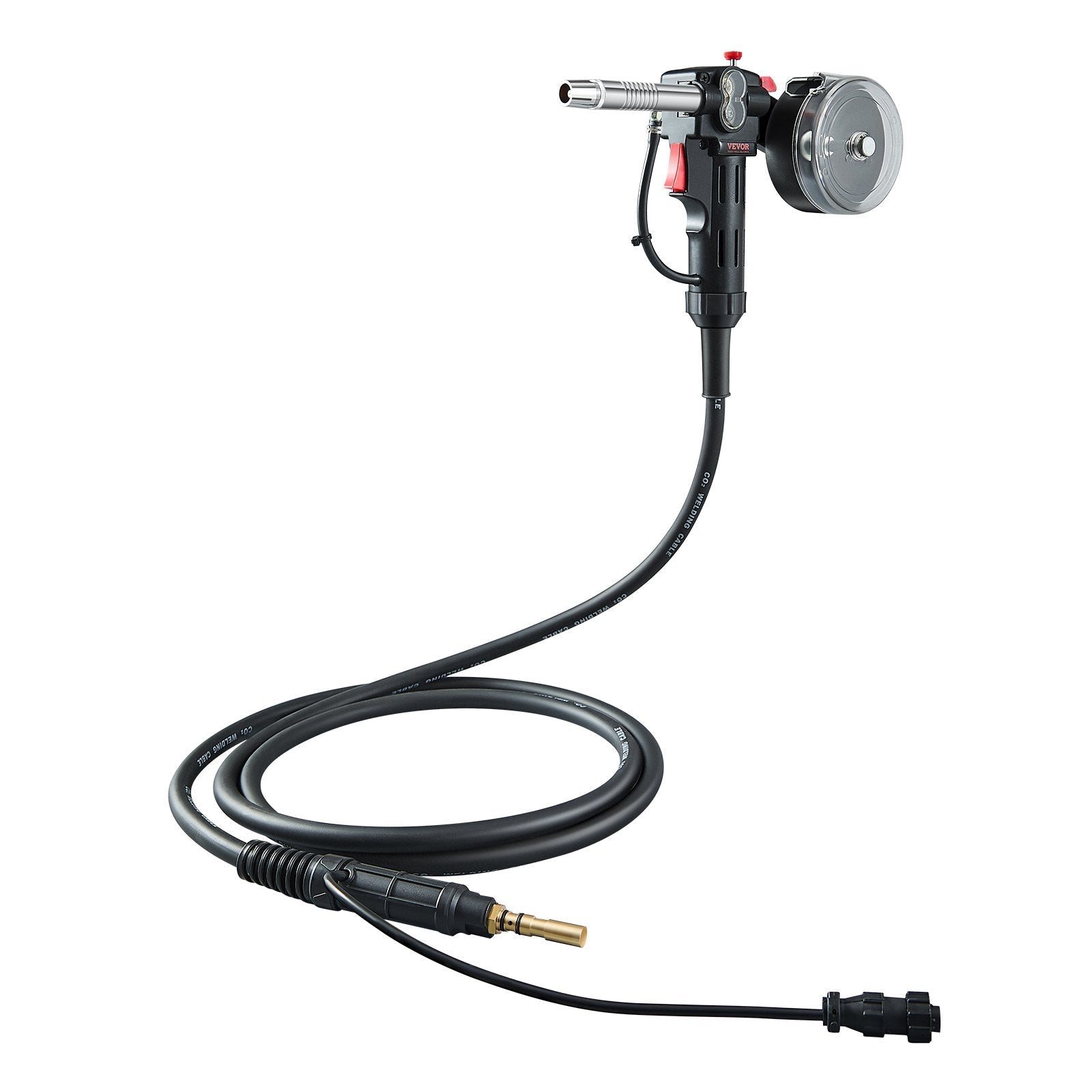 VEVOR 100Amp Spool Gun with 10FT Cable for 0.023" 0.030" 0.035" Welding Wires