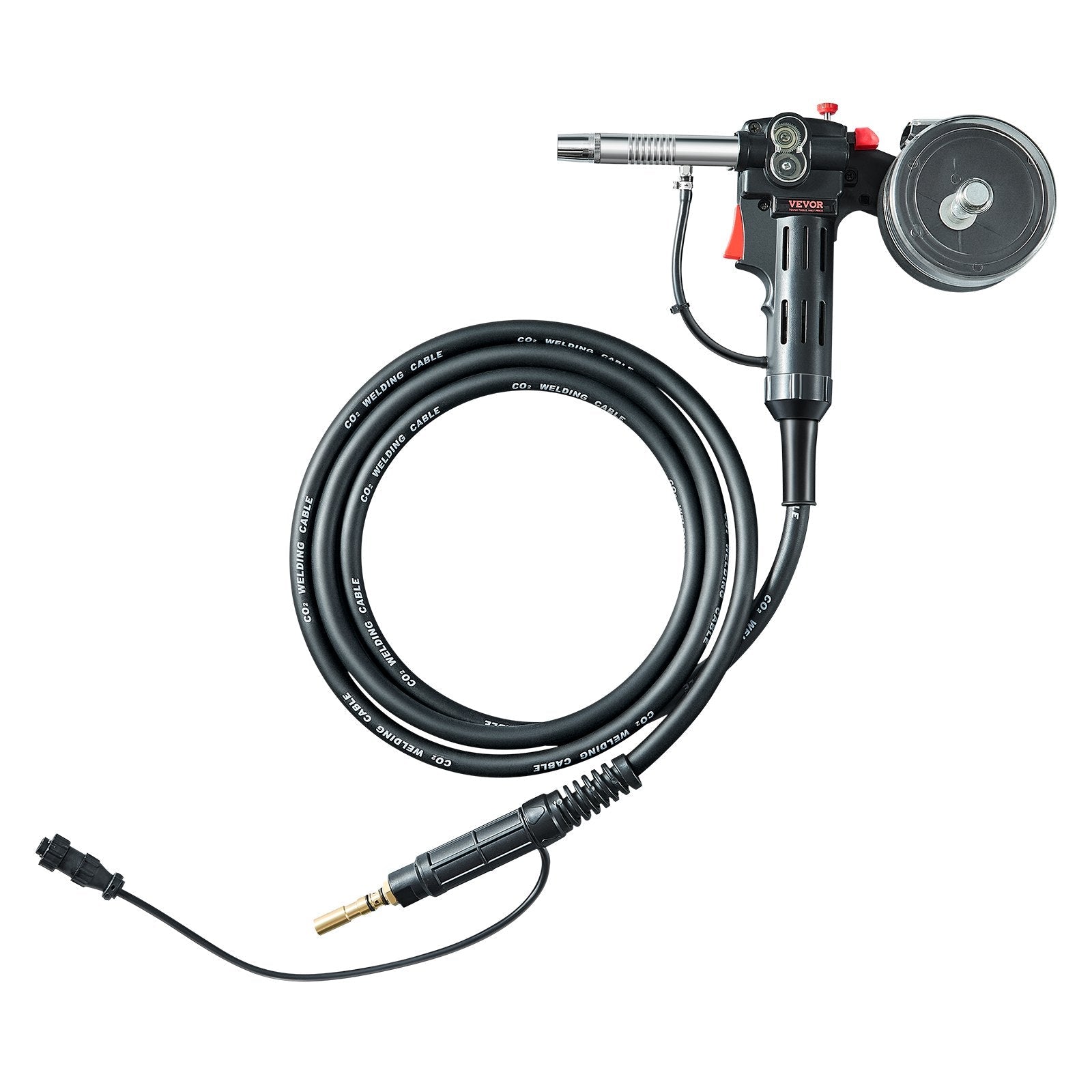 VEVOR 100Amp Spool Gun with 10FT Cable for 0.023" 0.030" 0.035" Welding Wires