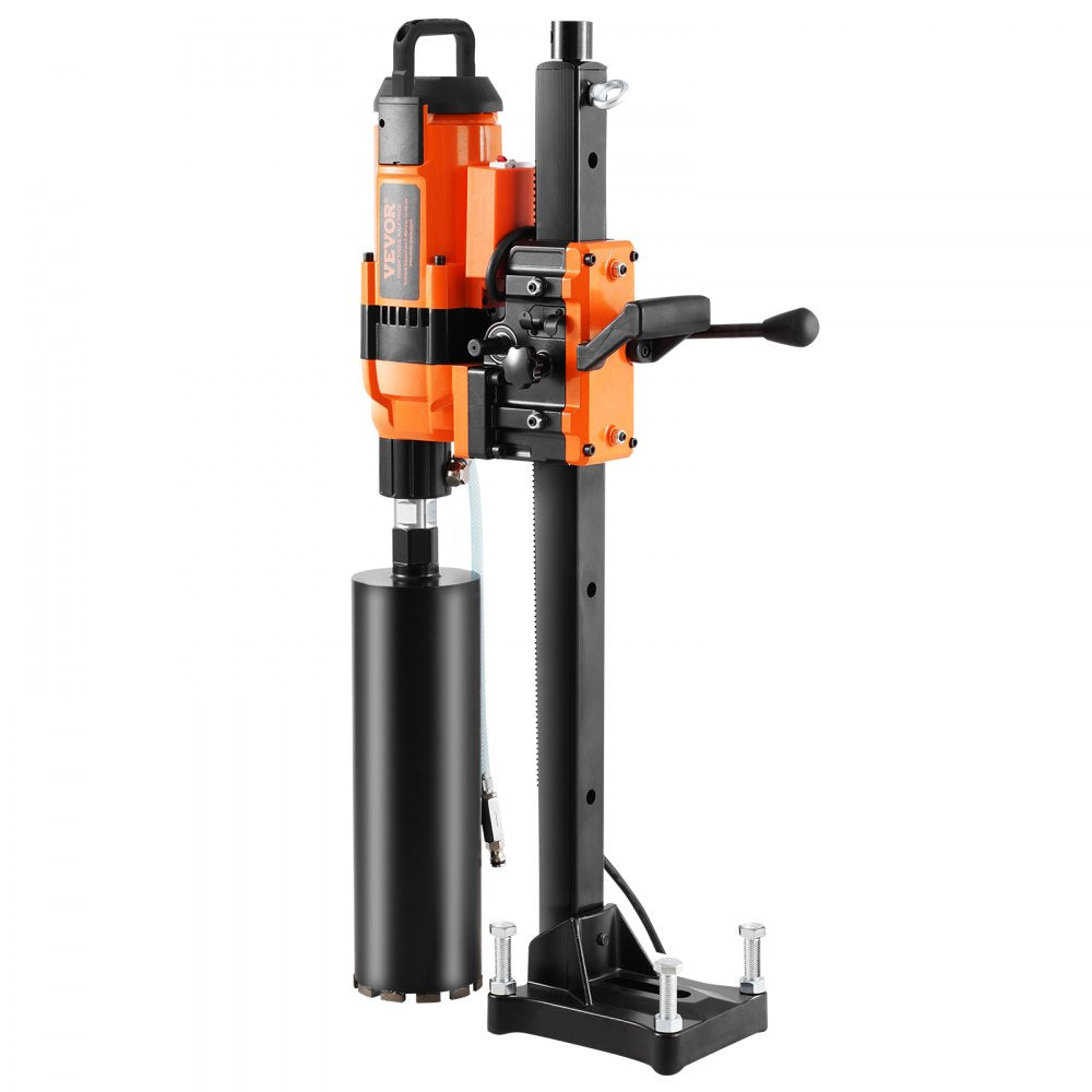 VEVOR Core Drill Machine 0.8-11.8in Dia 3500W Diamond Core Drill Rig with Stand