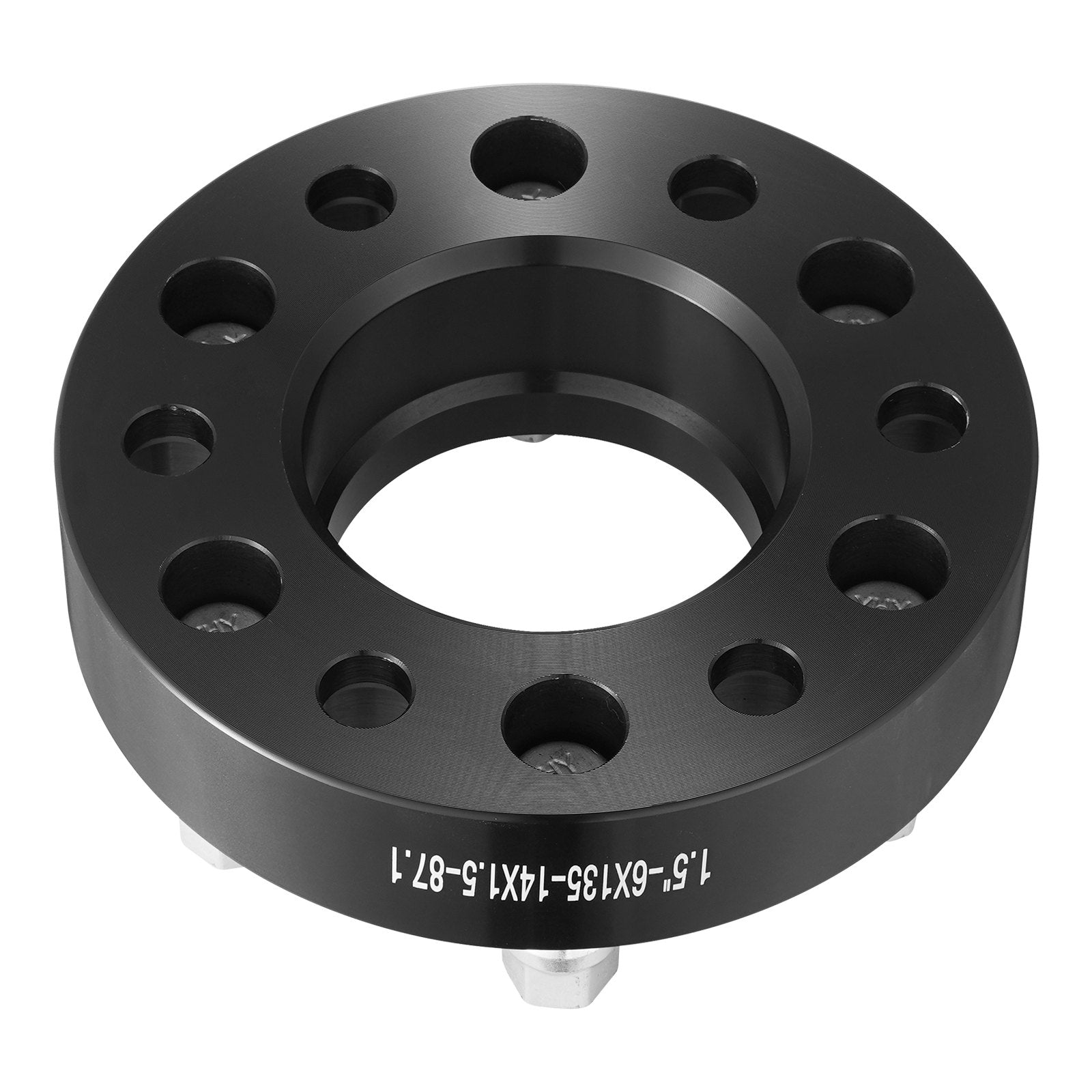 VEVOR 1.5" 6"x5.3" Wheel Spacers Wheel Adapters 6 Lug Forged Spacer 4 PCS Black