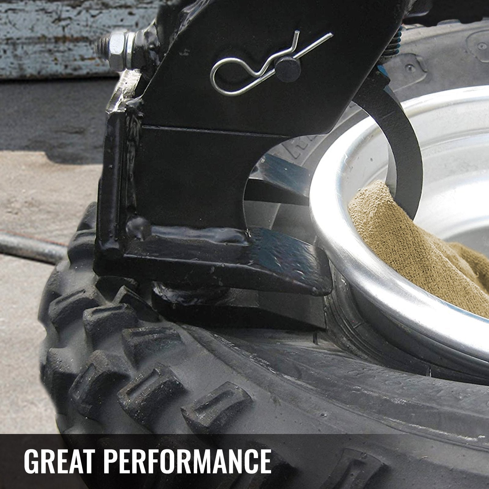 Portable Tire Changer Bead Clamps Hand Manual Bead Breaker Black Set Equipment