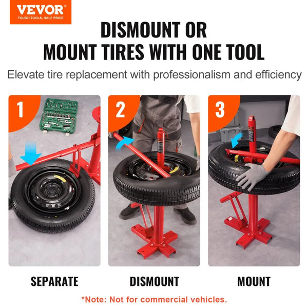 Manual Tire Changer & Duck Head Adapter Kit – Tire Mounting and Demounting Tools