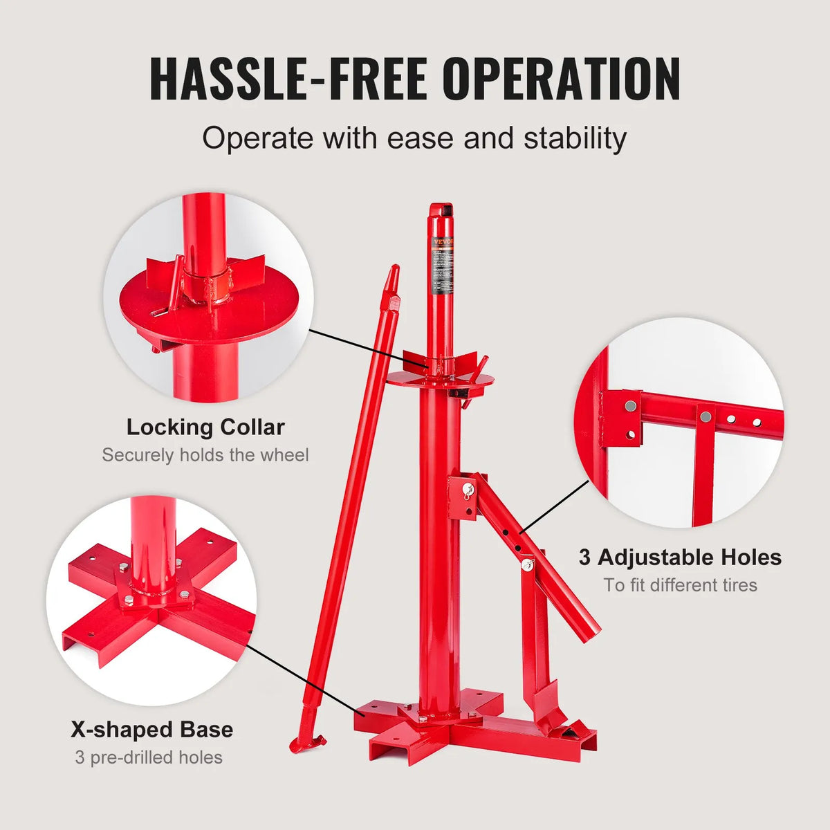 Manual Tire Changer & Duck Head Adapter Kit – Tire Mounting and Demounting Tools