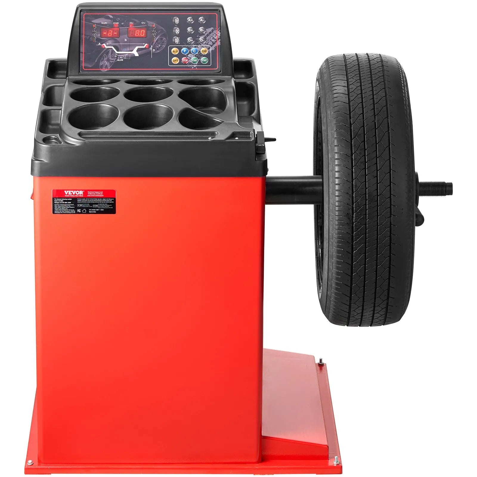VEVOR Durable Tire Changer Machine Reinforced Tire Balancer with 18" Spindle