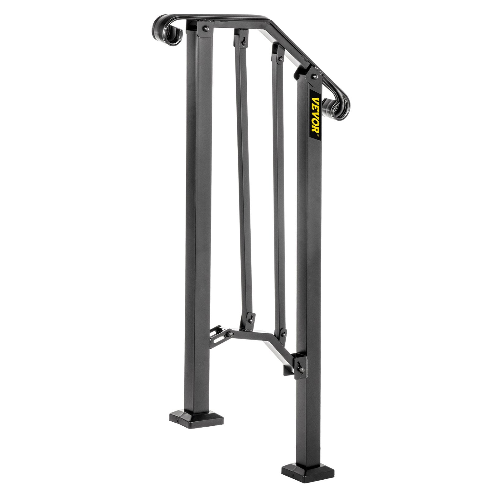 Fits 1 Or 2 Steps Handrail #1 Matte Black Brick Steps Hotels Paver Steps