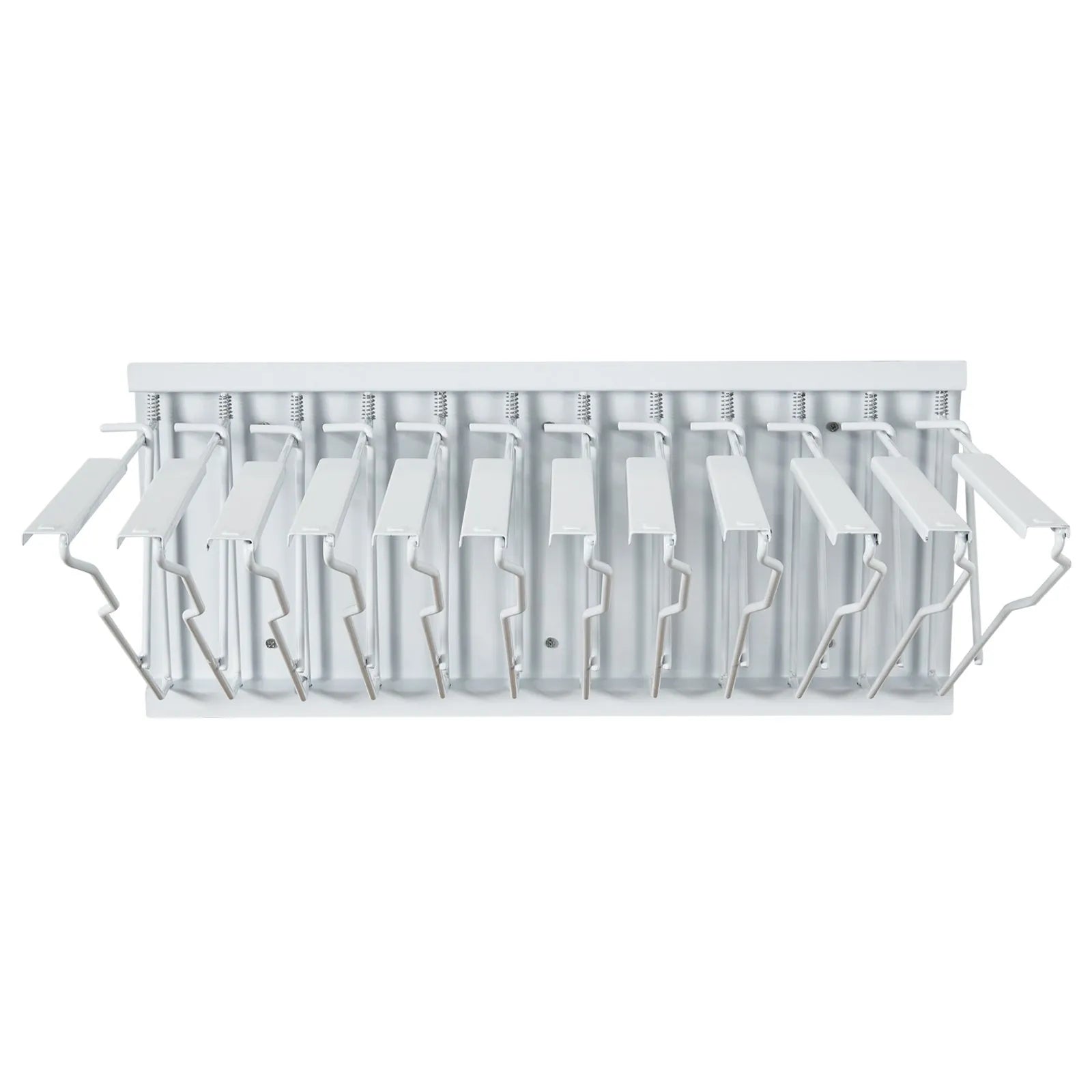 VEVOR Wall Mount Blueprint Storage Rack Blueprint Holder with 12 Pivot Brackets