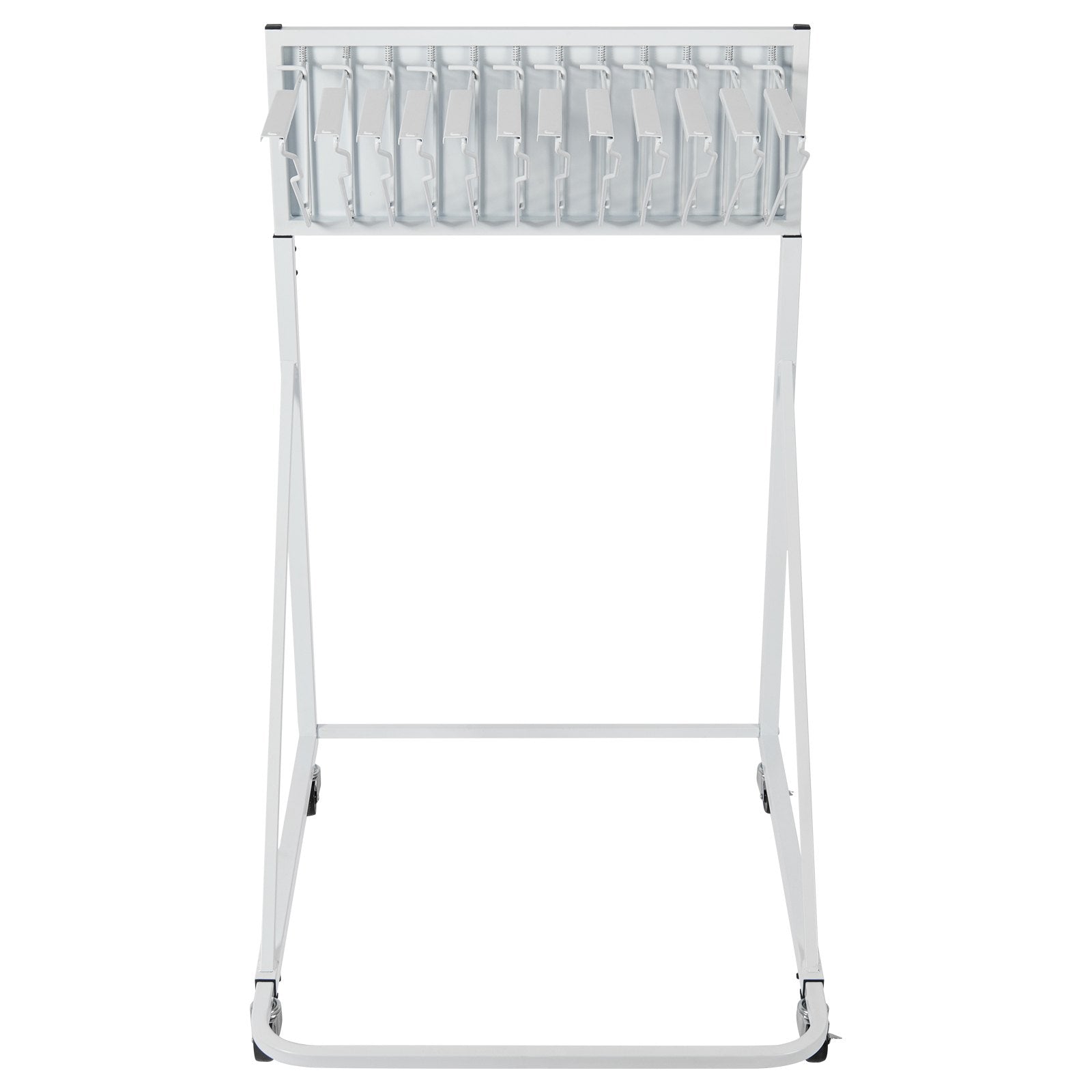 VEVOR Mobile Blueprint Storage Rack Plan Holder with 12 Pivot Brackets 240 lbs