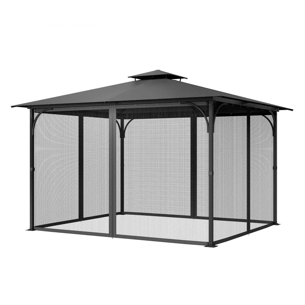 VEVOR Replacement Mesh Gazebo Netting Screen for 10x13x6.8 ft Patio, Net Only