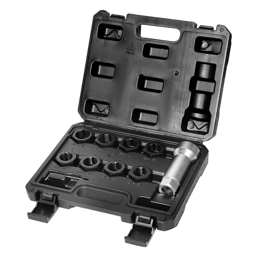 VEVOR 10PCS Axle Spindle Thread Chaser Set Metric M20 M22 M24 UNF 13/16" 3/4"