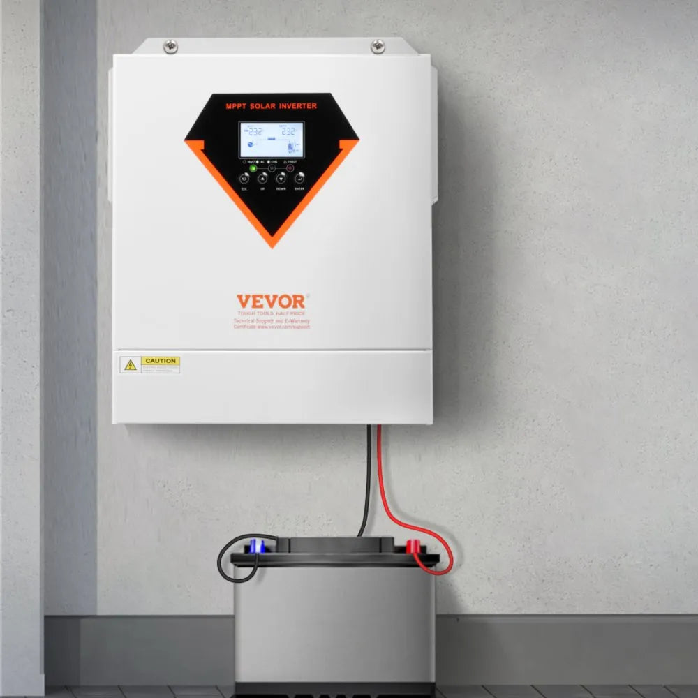 VEVOR Hybrid Solar Inverter Charger 3500W 220/230V Built-in 100A MPPT Controller