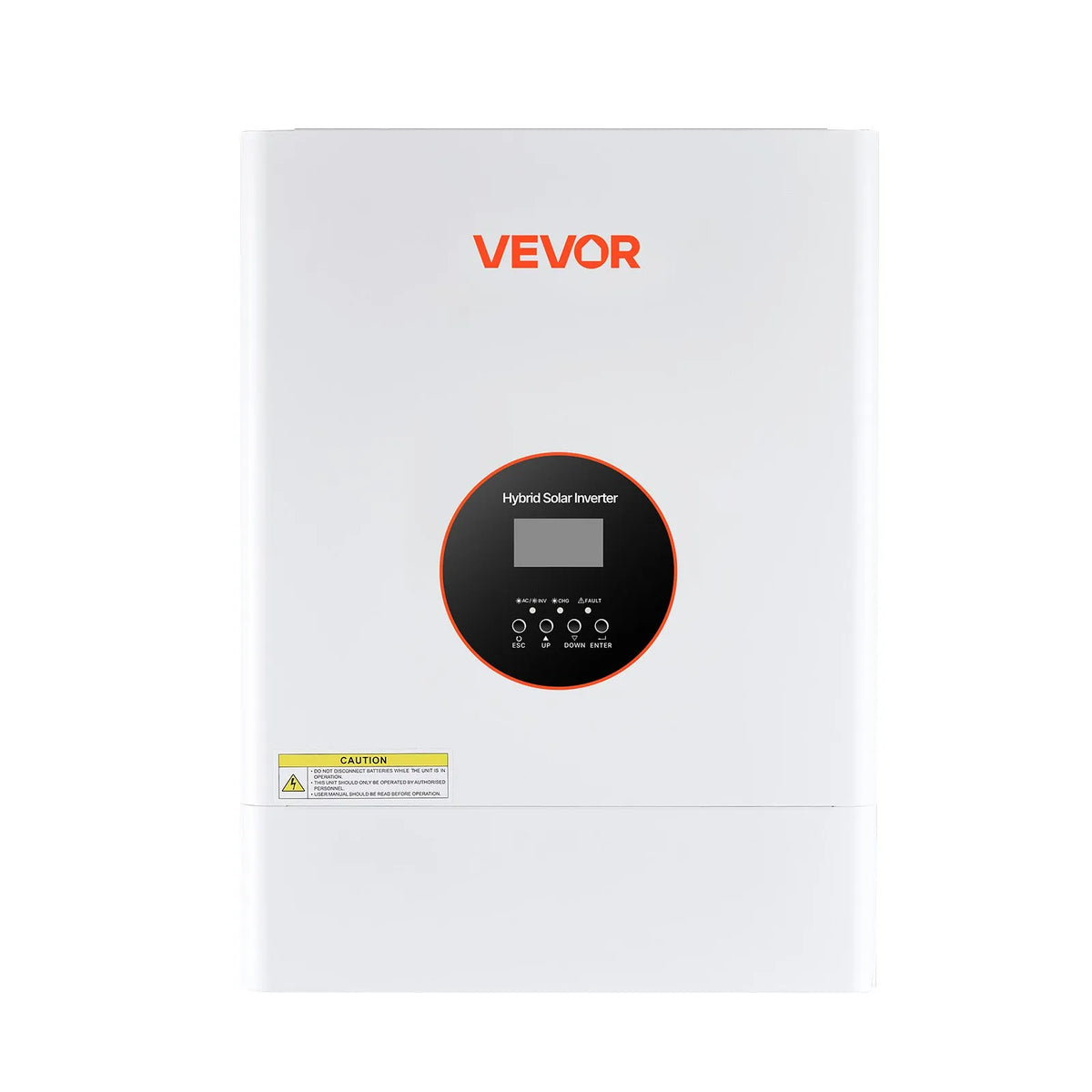 6400W 48V Hybrid Solar Inverter, 120V/240V Split Phase with 120A MPPT Charge Controller, Pure Sine Wave Inverter Charger