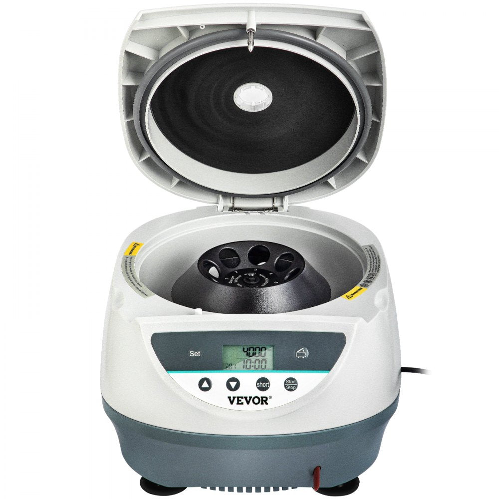 VEVOR Lab Benchtop Centrifuge, 8 x 15mL 500-5000 RPM LCD Centrifuge 10s-99min Desktop Centrifuge Machine Low Noise Mini Centrifuge Machine for Lab Hospital College, 3074xg RCF Max