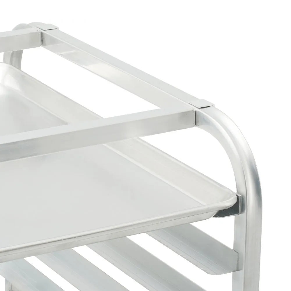VEVOR Bun Pan Rack, 10-Tier Commercial Bakery Racks with Brake Wheels, Aluminum Racking Trolley Storage for Half & Full Sheet, Speed Rack For Kitchen Home, Bread Baking Equipment, 26\"L x 20.3\"W x 39\"H
