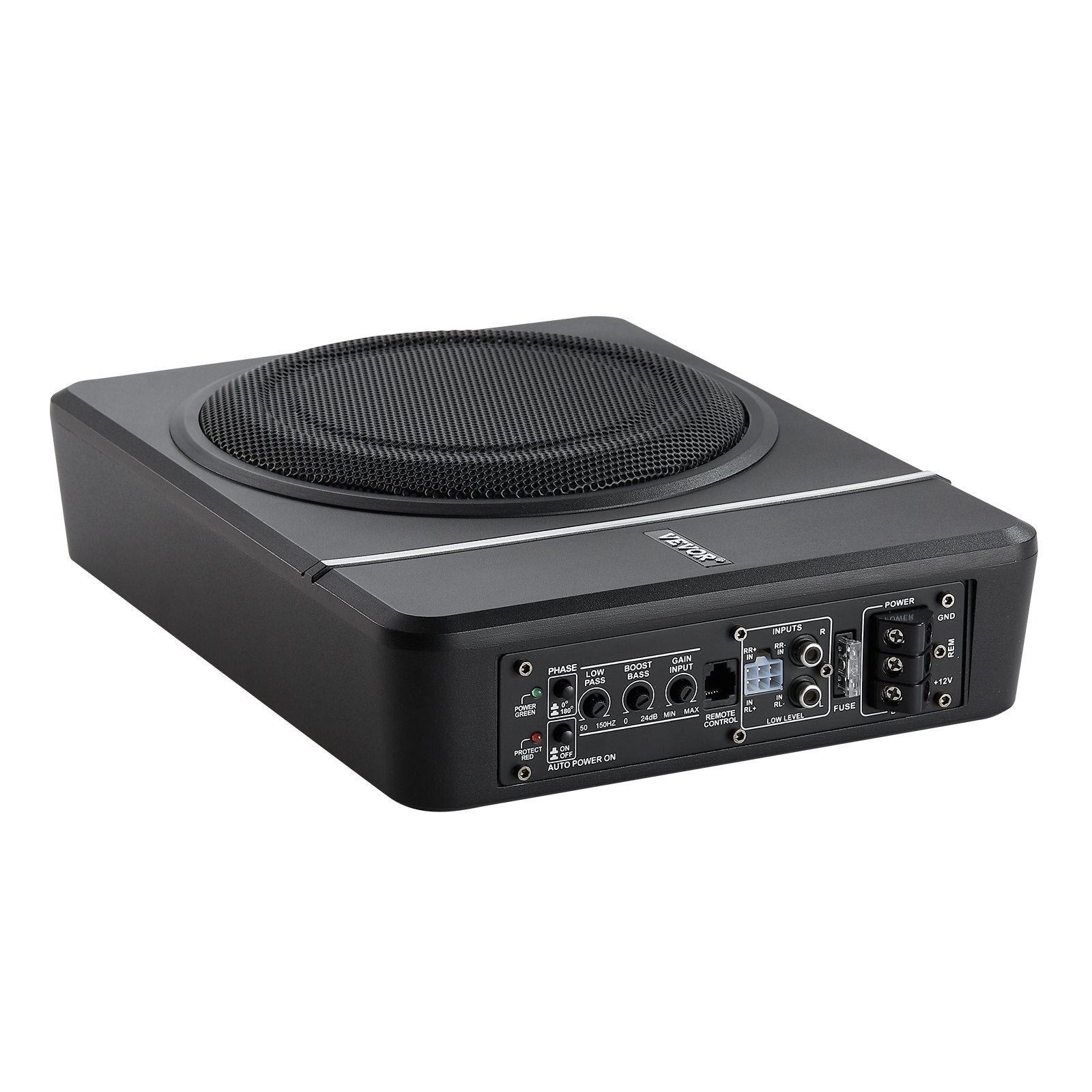 VEVOR 8" 240W Under Seat Car Subwoofer Slim Powered Car/Truck Subwoofer System