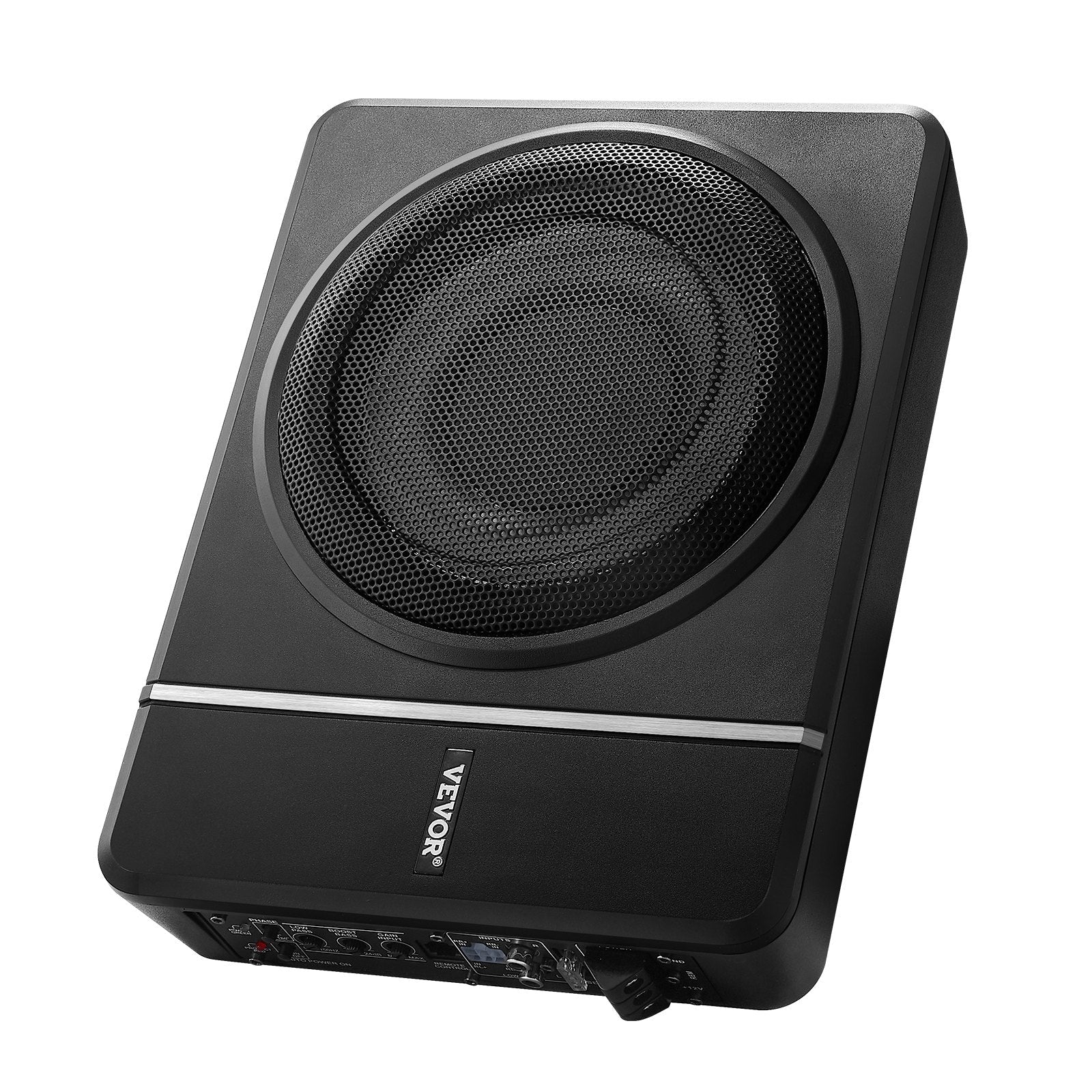VEVOR 8" 240W Under Seat Car Subwoofer Slim Powered Car/Truck Subwoofer System