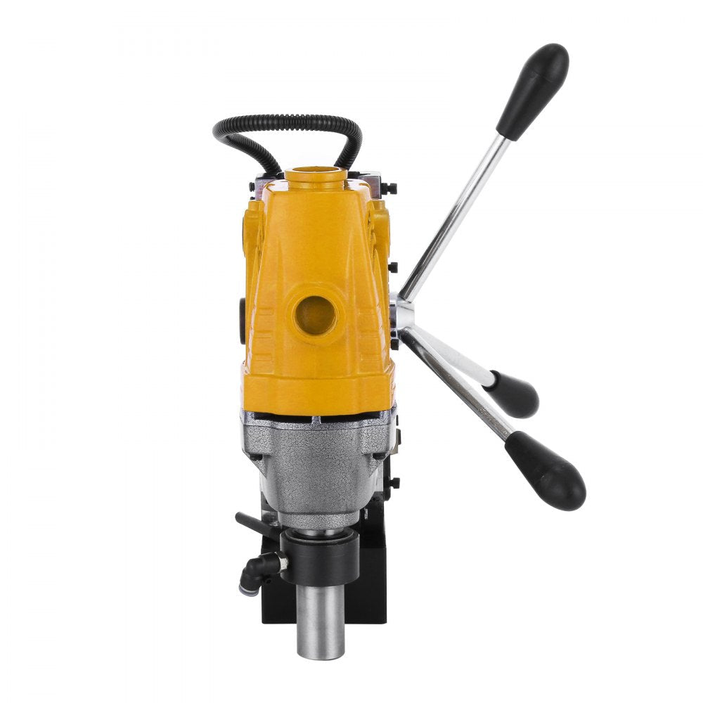 VEVOR MD40 1-1/2 in. Electric Magnetic Drill Press Drilling Machine with 11PC HSS Cutter Set Precise Annular Cutter Kit Compact Switchable Evolution 1100W Magnet Force