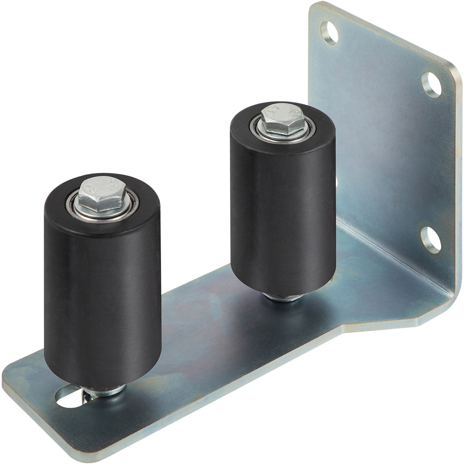 Slide Gate Guide Rollers 6" L Bracket Black Hard Nylon For Sliding Rolling Gate