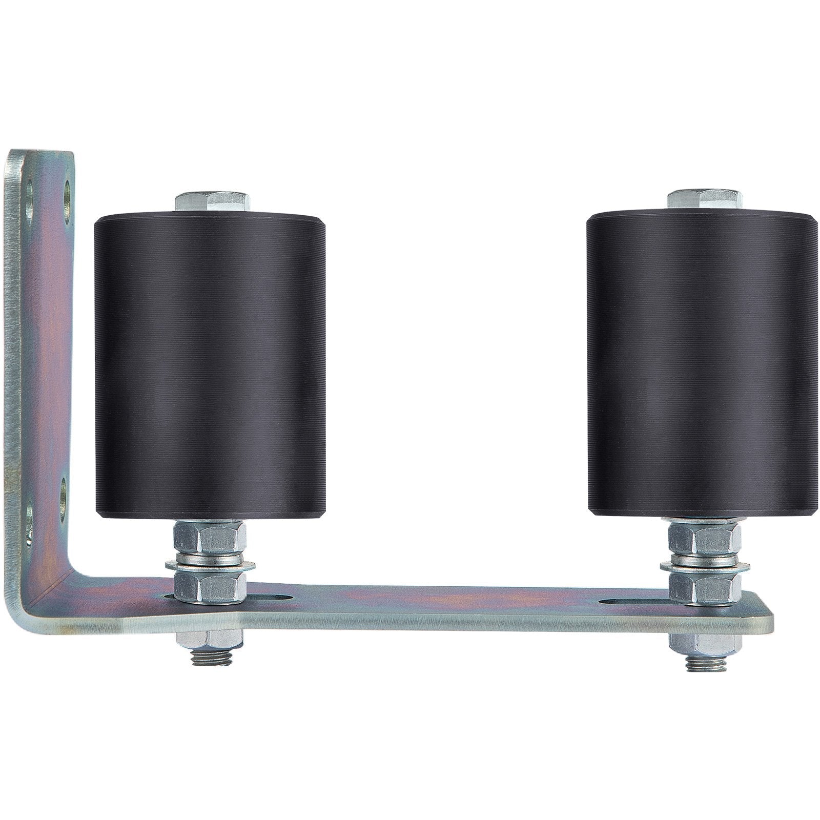 Slide Gate Guide Rollers 3" L Bracket Black Hard Nylon For Sliding Rolling Gate