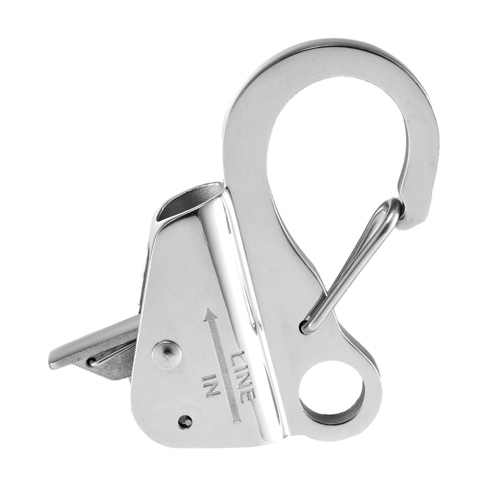 VEVOR Boat Anchor Hook, 304 Stainless Steel Slide Anchor, Knotless Anchor System with Quick Release, Boat Anchor Hook Clips for 3/8" - 5/8" Boat Anchor Rope, Easy to Use, Holds 3700 LBS