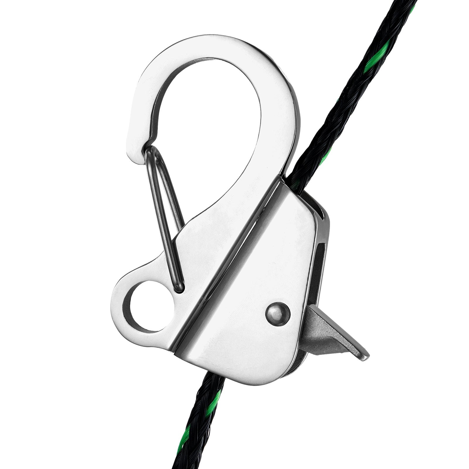VEVOR Boat Anchor Hook, 304 Stainless Steel Slide Anchor, Knotless Anchor System with Quick Release, Boat Anchor Hook Clips for 3/8" - 5/8" Boat Anchor Rope, Easy to Use, Holds 3700 LBS