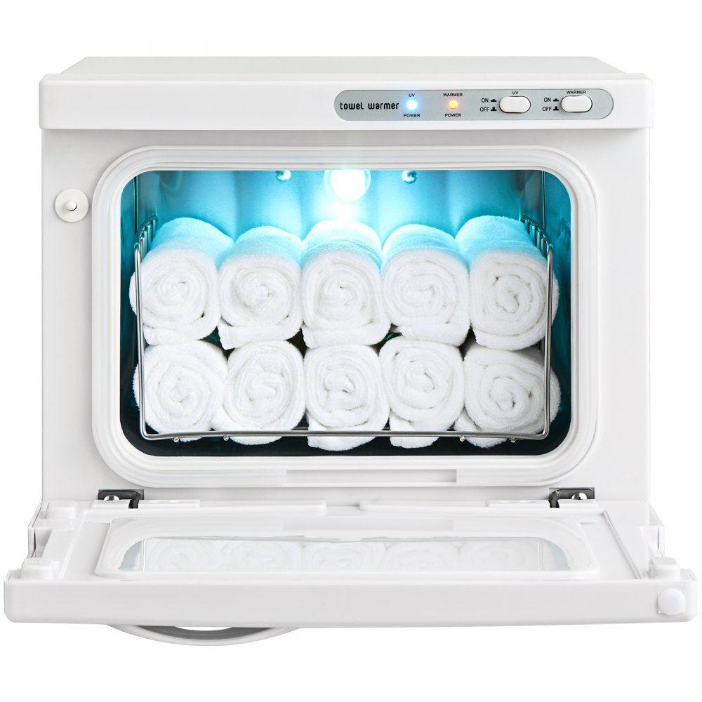 VEVOR Hot Towel Warmer, 8L Spa Hot Towel Warmer Cabinet, 2-in-1 Towel Warmer with Stainless Steel Rack, Holds up to 16 Towels, Quick All-round Heating for Facials, SPA, Massage, Salon, Bathroom,Beauty