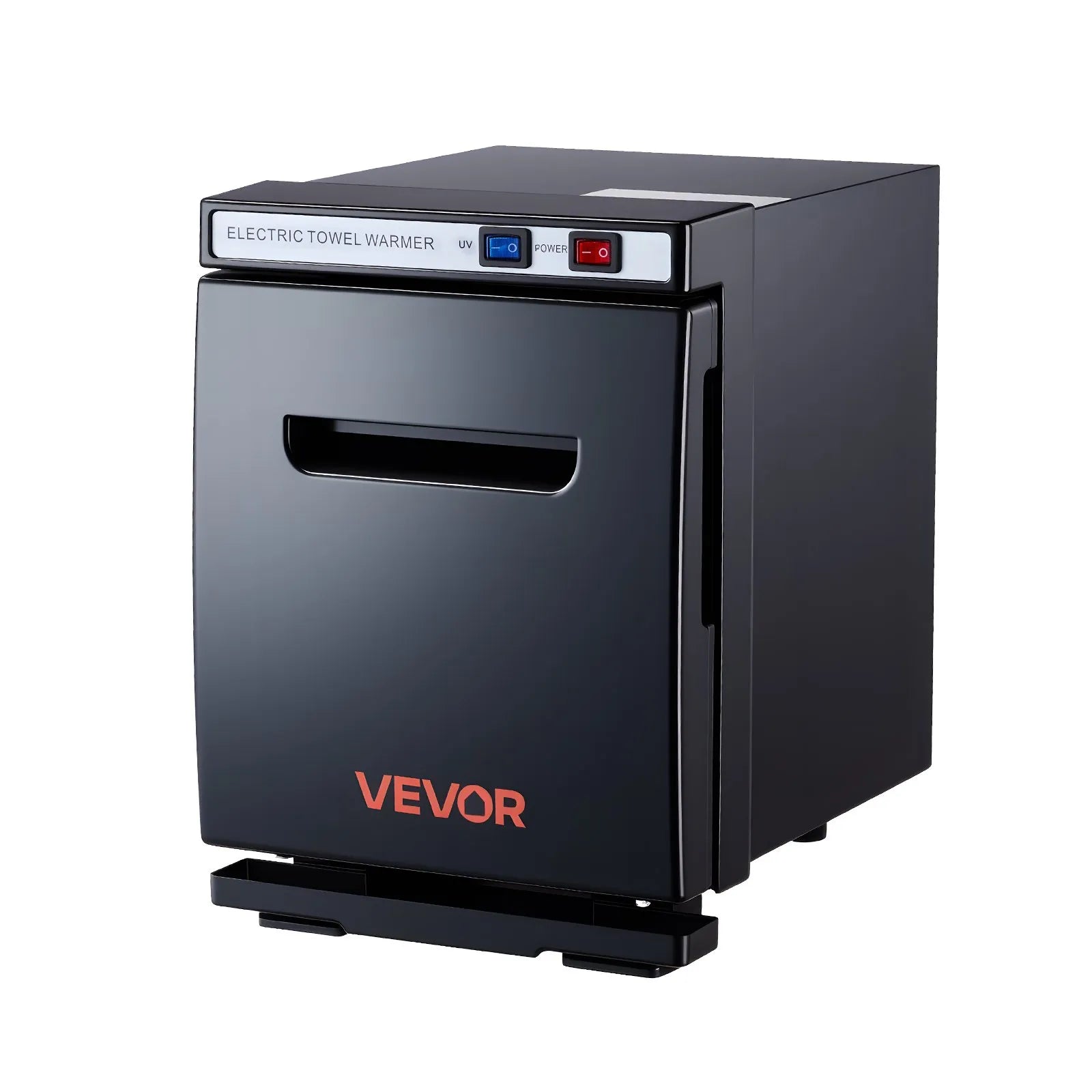 VEVOR Hot Towel Warmer, 1.1 gal Towel Cabinet with Rack & Clips, Holds 8–12 Towels, Portable Heating Cabinet for Spa, Barber, Massage, Salon, Black