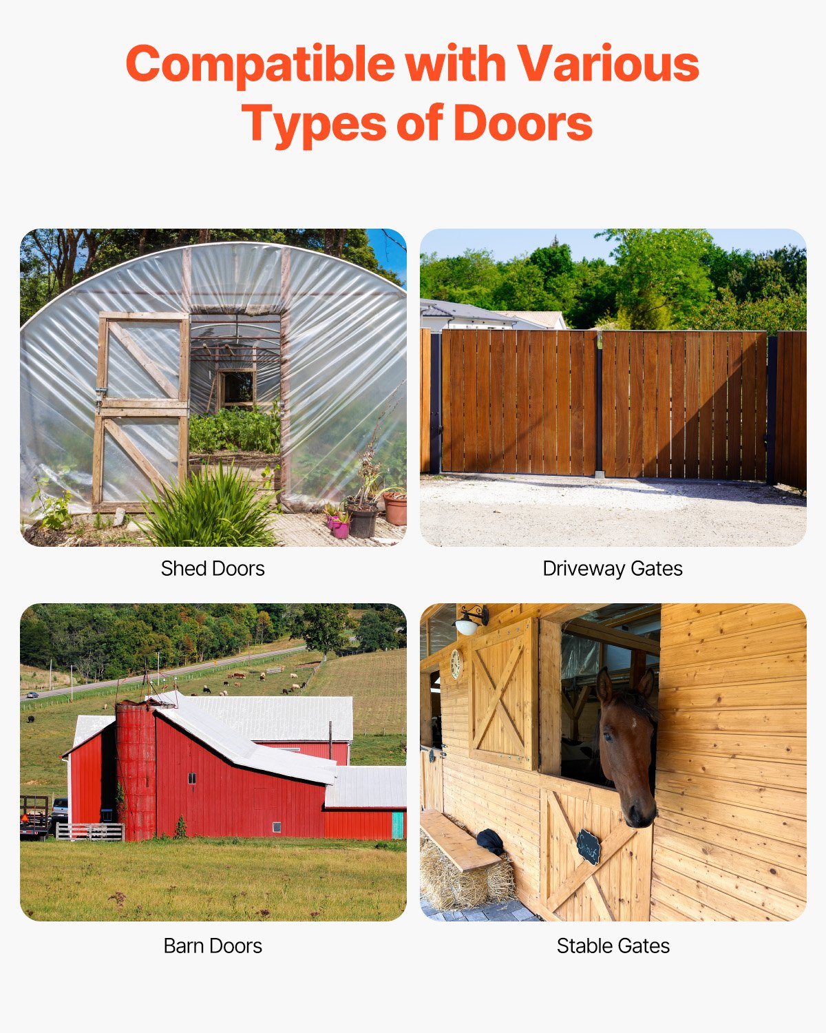 VEVOR Gate Corner Brace Bracket Anti Sag Gate Frame Hardware Kit Iron Black