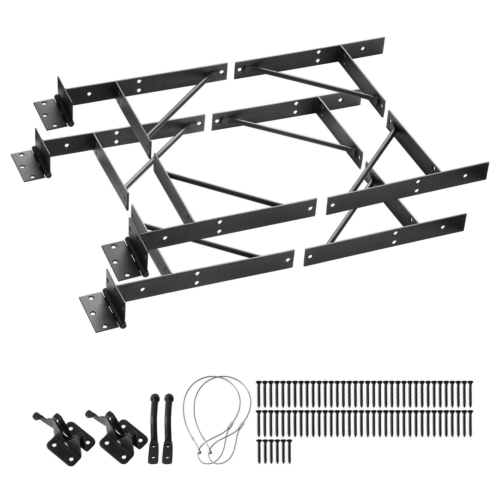 VEVOR Gate Corner Brace Bracket 2 Sets Anti Sag Gate Frame Hardware Kit Iron
