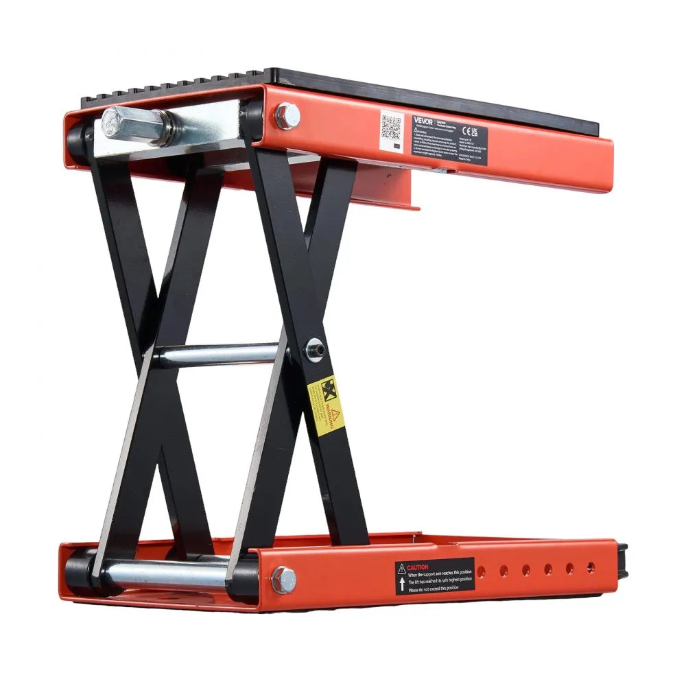 VEVOR Motorcycle Scissor Lift Jack, 1500 lbs Capacity with Lock Pin and Steel Hoist for Touring Motorcycles