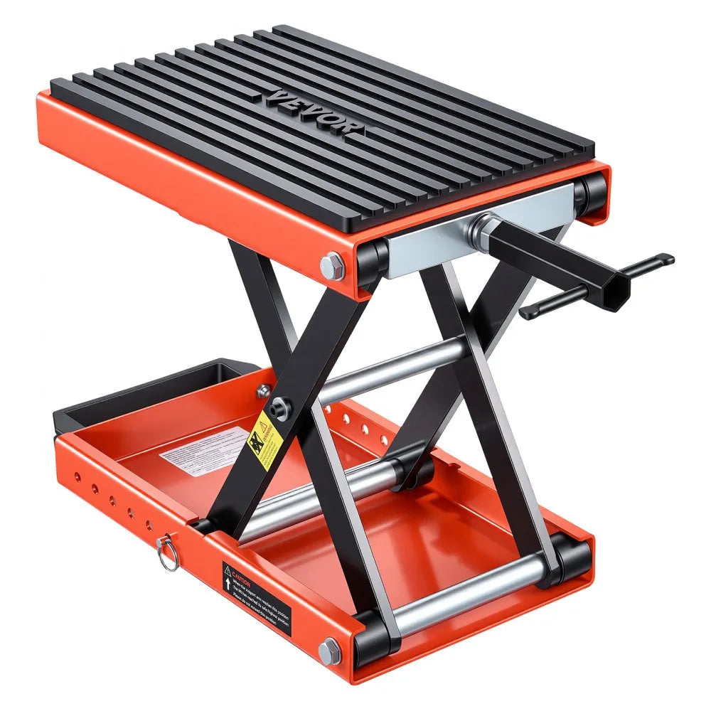VEVOR Motorcycle Scissor Lift Jack, 1500 lbs Capacity with Lock Pin and Steel Hoist for Touring Motorcycles